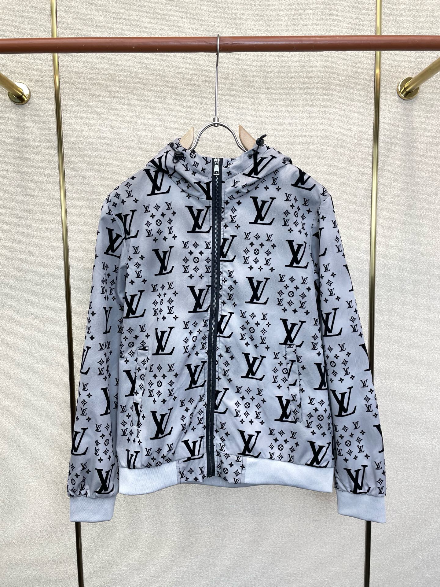 Cheap Louis Vuitton Thin Jackets For Men in 221245, $110 USD- [IB221245] - Replica Louis Vuitton Thin Jackets For Men