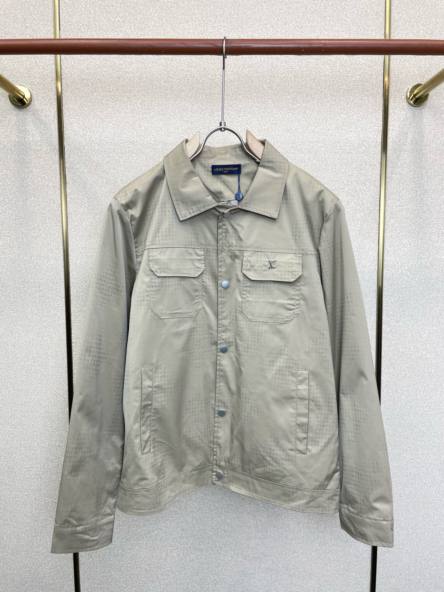 Cheap Louis Vuitton Thin Jackets For Men in 221248, $110 USD- [IB221248] - Replica Louis Vuitton Thin Jackets For Men