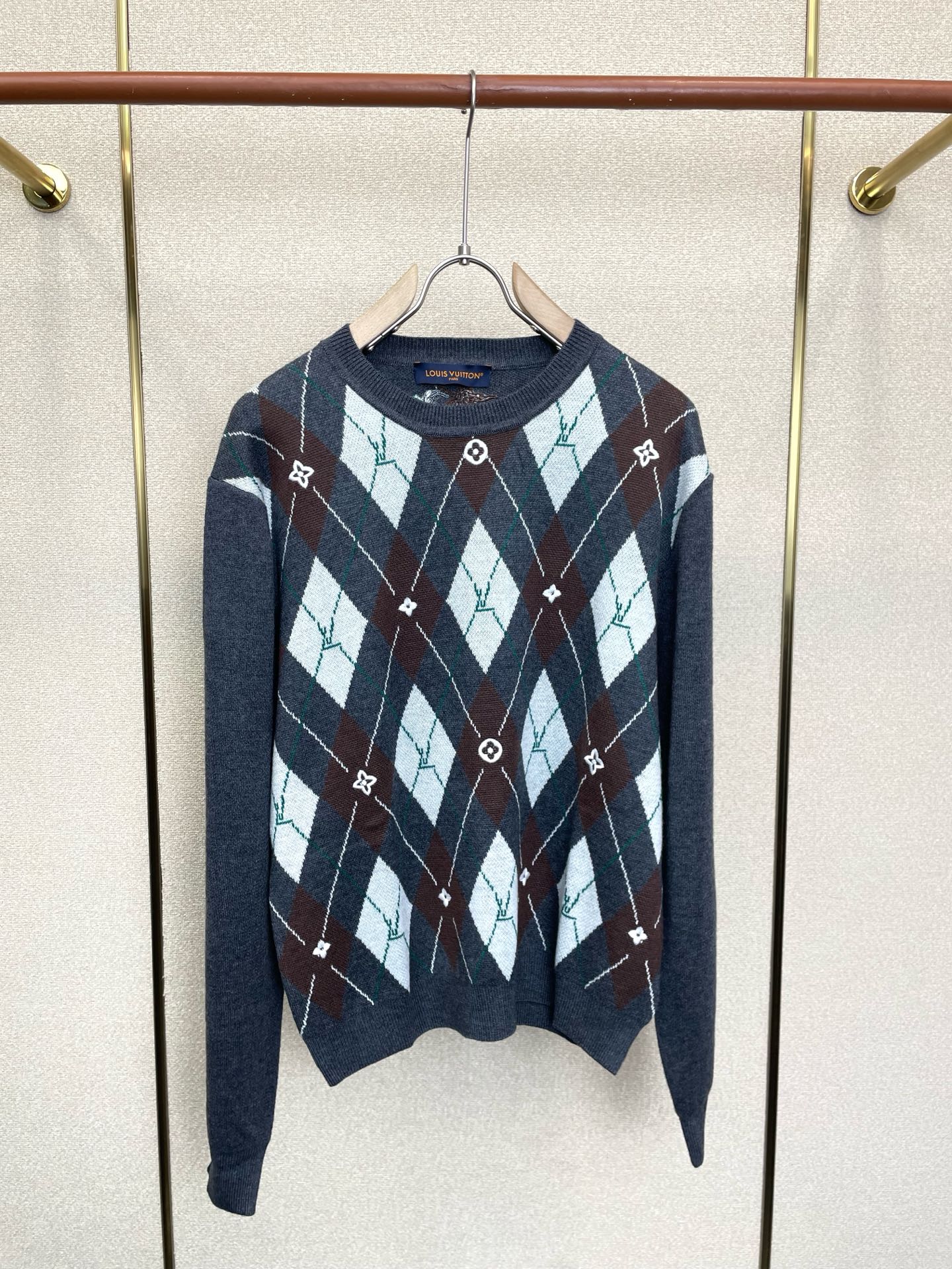 Cheap Louis Vuitton  Sweaters for Men in 221255, $65 USD- [IB221255] - Replica Louis Vuitton  Sweaters for Men