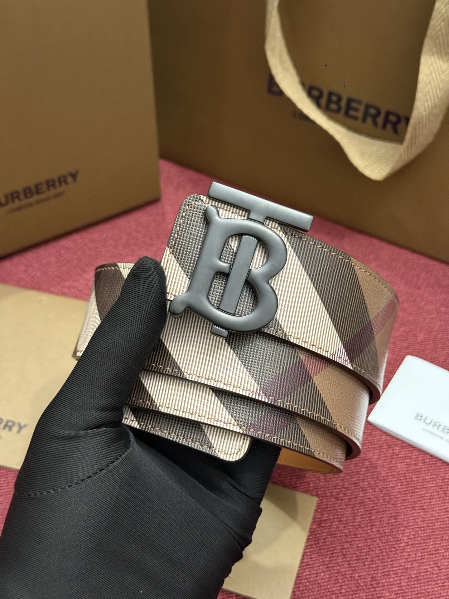 Cheap Burberry AAA Quality Belts in 221328, $60 USD- [IB221328] - Replica Burberry AAA Quality Belts