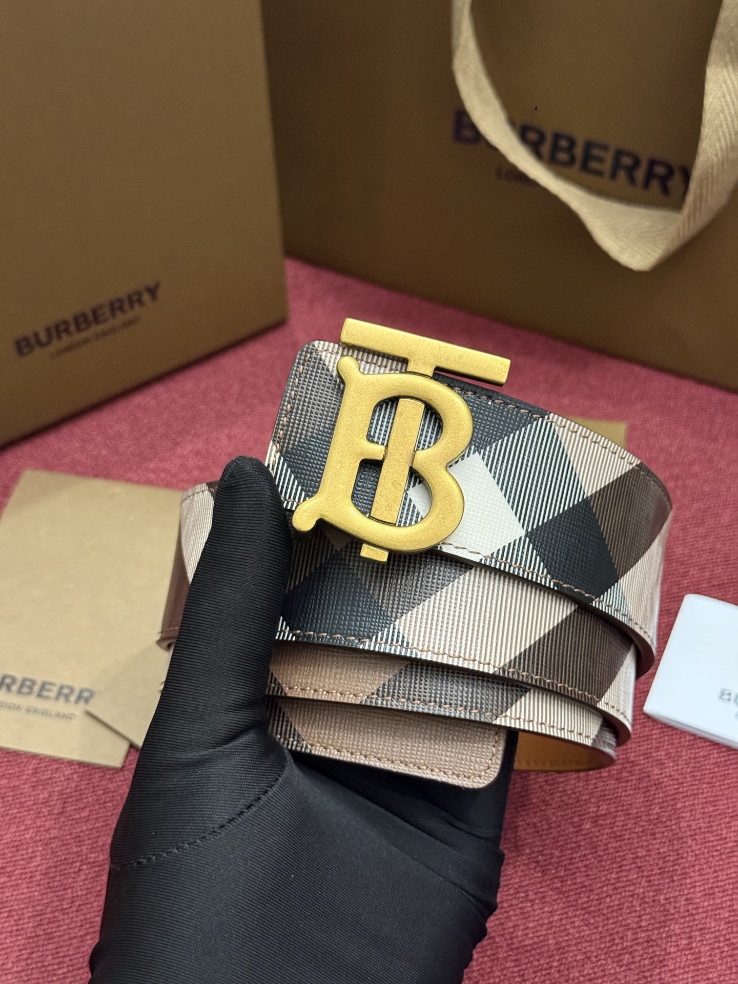 Cheap Burberry AAA Quality Belts in 221329, $60 USD- [IB221329] - Replica Burberry AAA Quality Belts