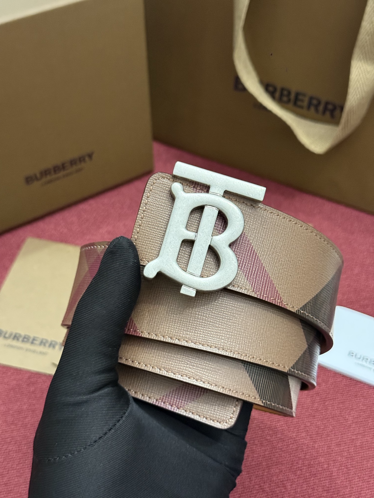 Cheap Burberry AAA Quality Belts in 221330, $60 USD- [IB221330] - Replica Burberry AAA Quality Belts