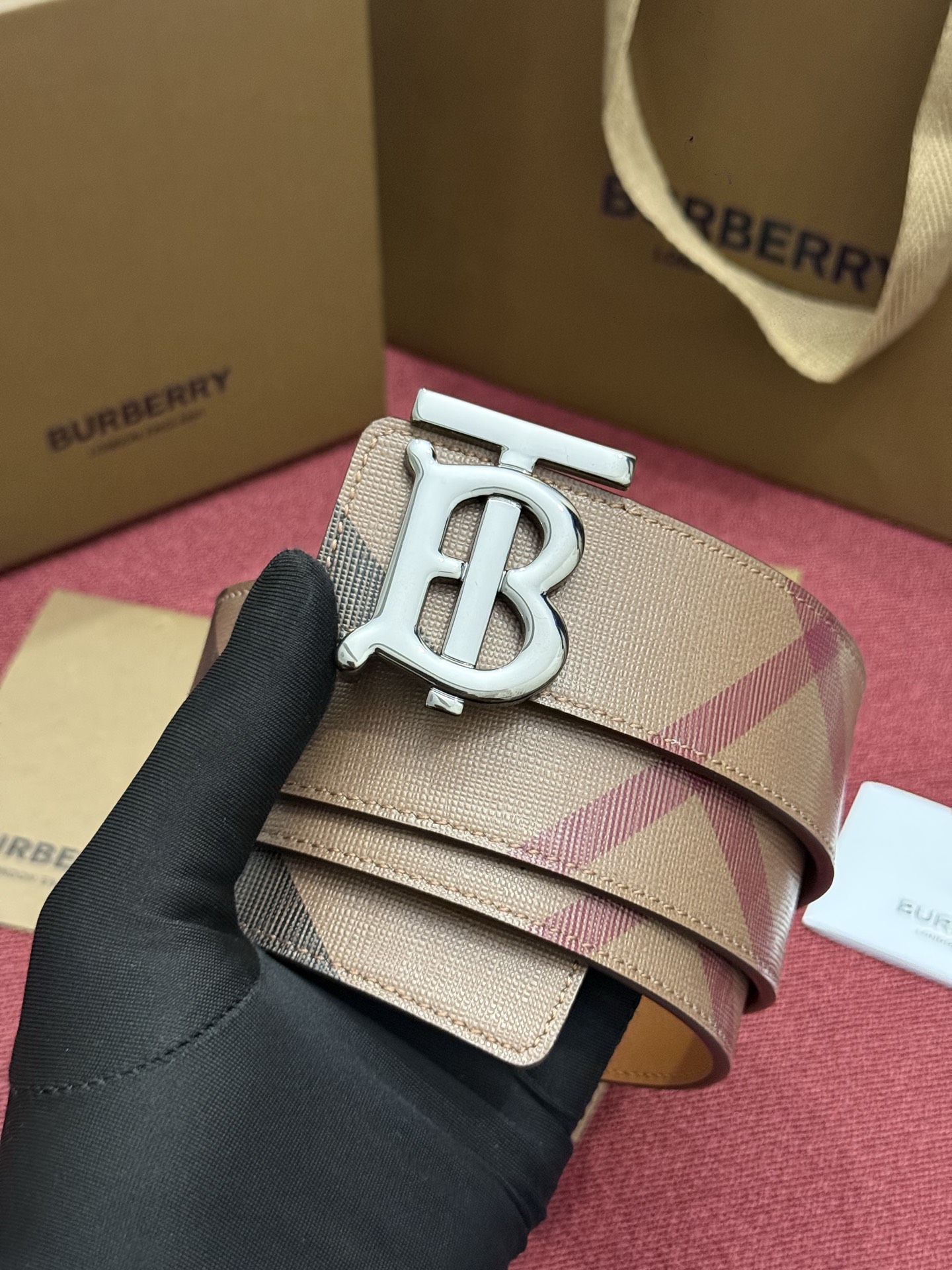 Cheap Burberry AAA Quality Belts in 221331, $60 USD- [IB221331] - Replica Burberry AAA Quality Belts