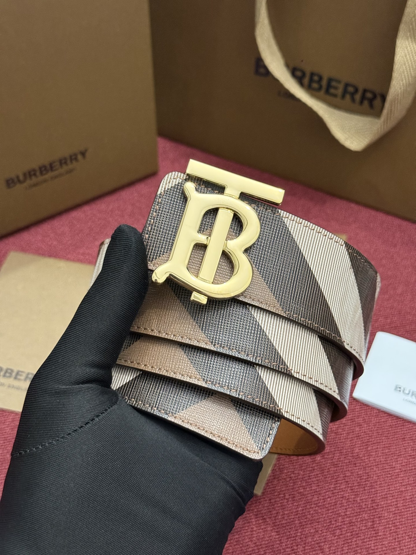 Cheap Burberry AAA Quality Belts in 221332, $60 USD- [IB221332] - Replica Burberry AAA Quality Belts