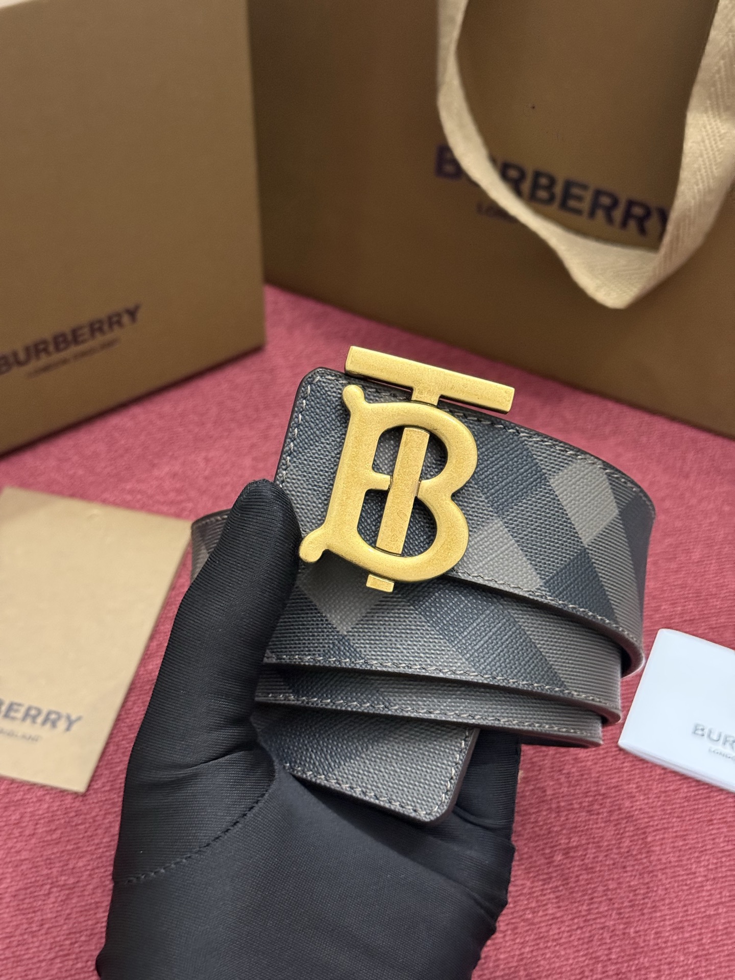 Cheap Burberry AAA Quality Belts in 221334, $60 USD- [IB221334] - Replica Burberry AAA Quality Belts