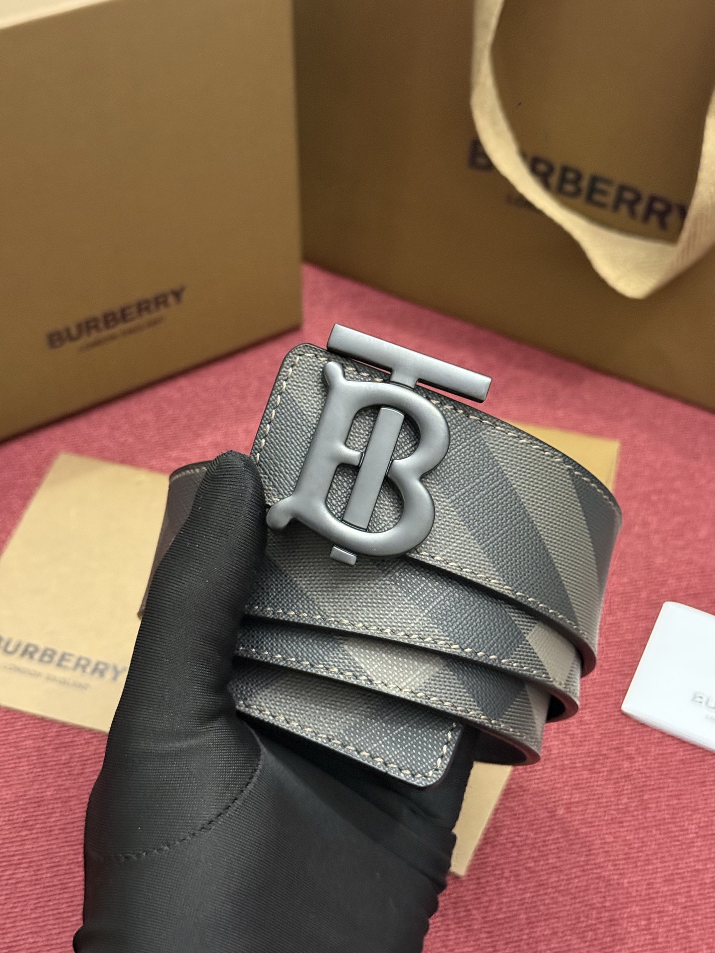 Cheap Burberry AAA Quality Belts in 221335, $60 USD- [IB221335] - Replica Burberry AAA Quality Belts