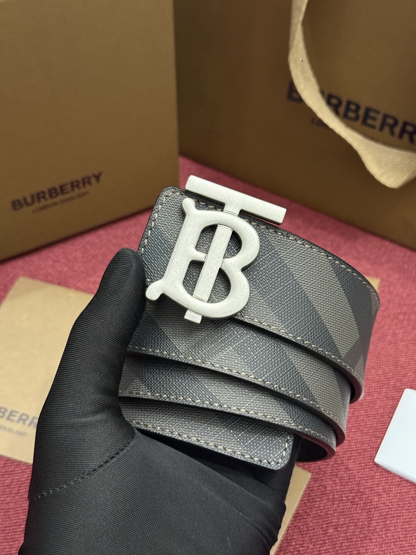 Cheap Burberry AAA Quality Belts in 221336, $60 USD- [IB221336] - Replica Burberry AAA Quality Belts