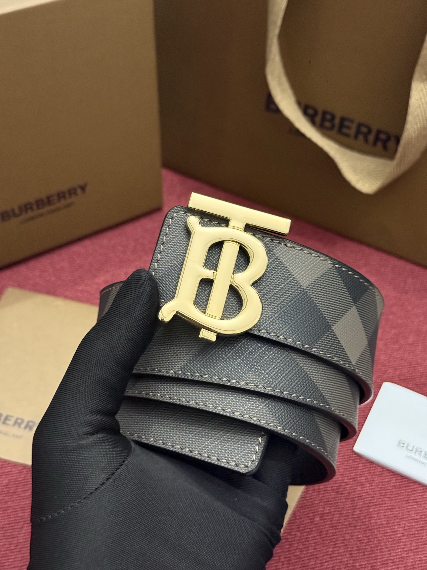 Cheap Burberry AAA Quality Belts in 221338, $60 USD- [IB221338] - Replica Burberry AAA Quality Belts
