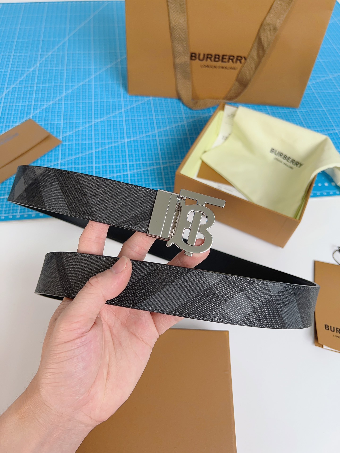 Cheap Burberry AAA Quality Belts in 221343, $60 USD- [IB221343] - Replica Burberry AAA Quality Belts