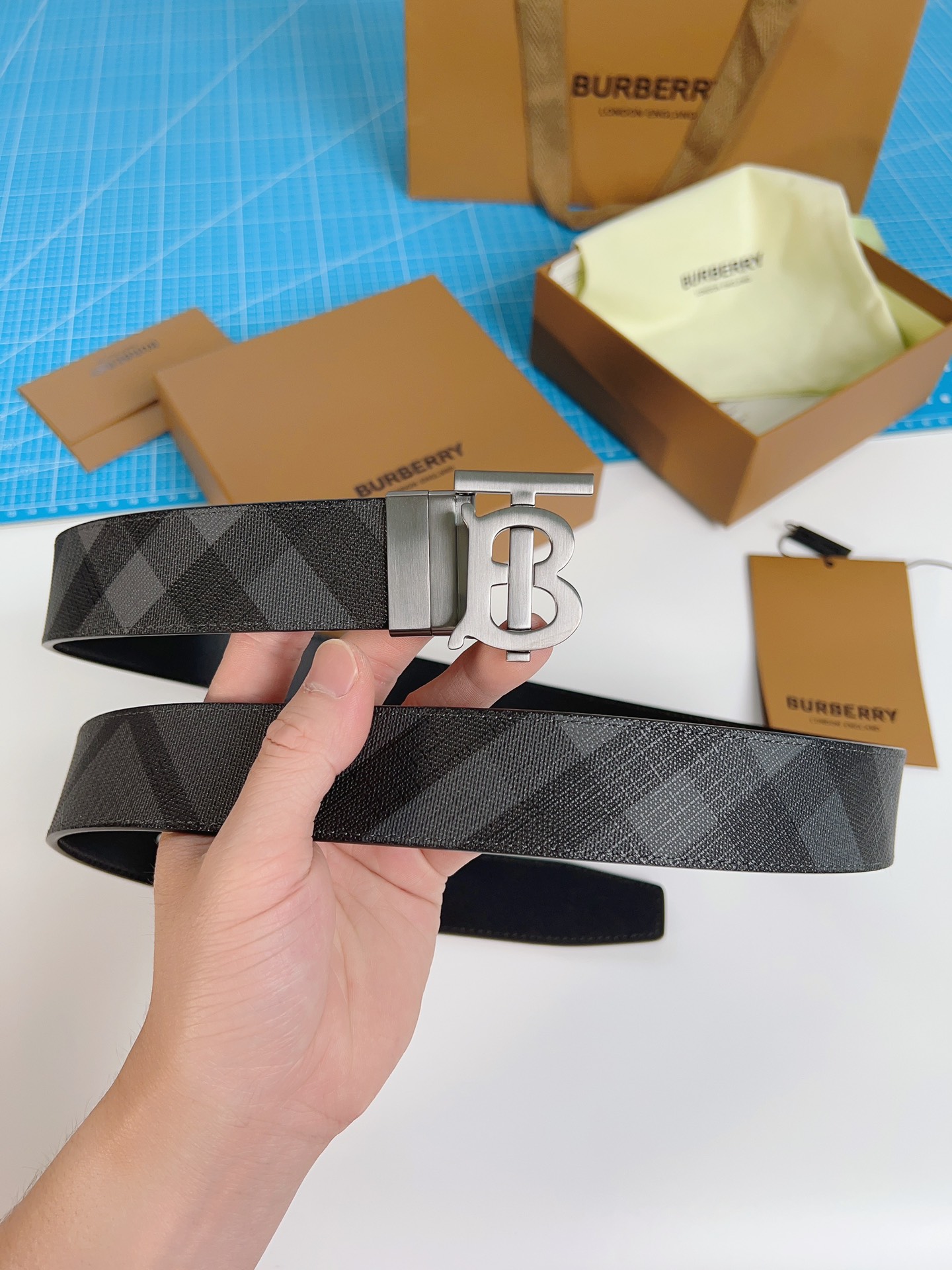 Cheap Burberry AAA Quality Belts in 221344, $60 USD- [IB221344] - Replica Burberry AAA Quality Belts