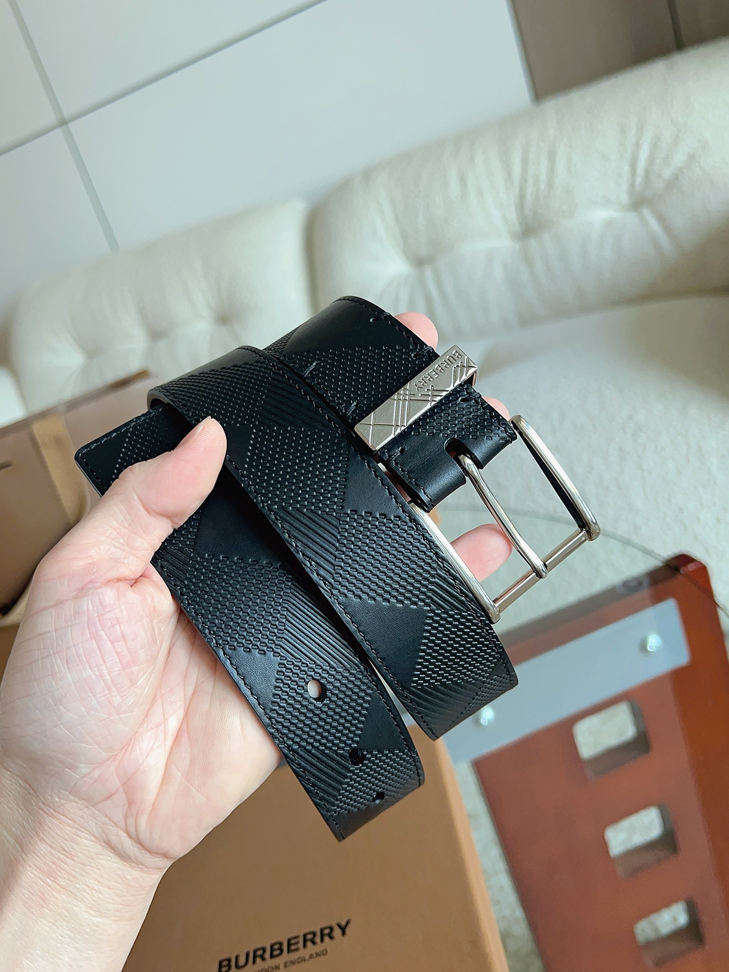 Cheap Burberry AAA Quality Belts in 221347, $60 USD- [IB221347] - Replica Burberry AAA Quality Belts