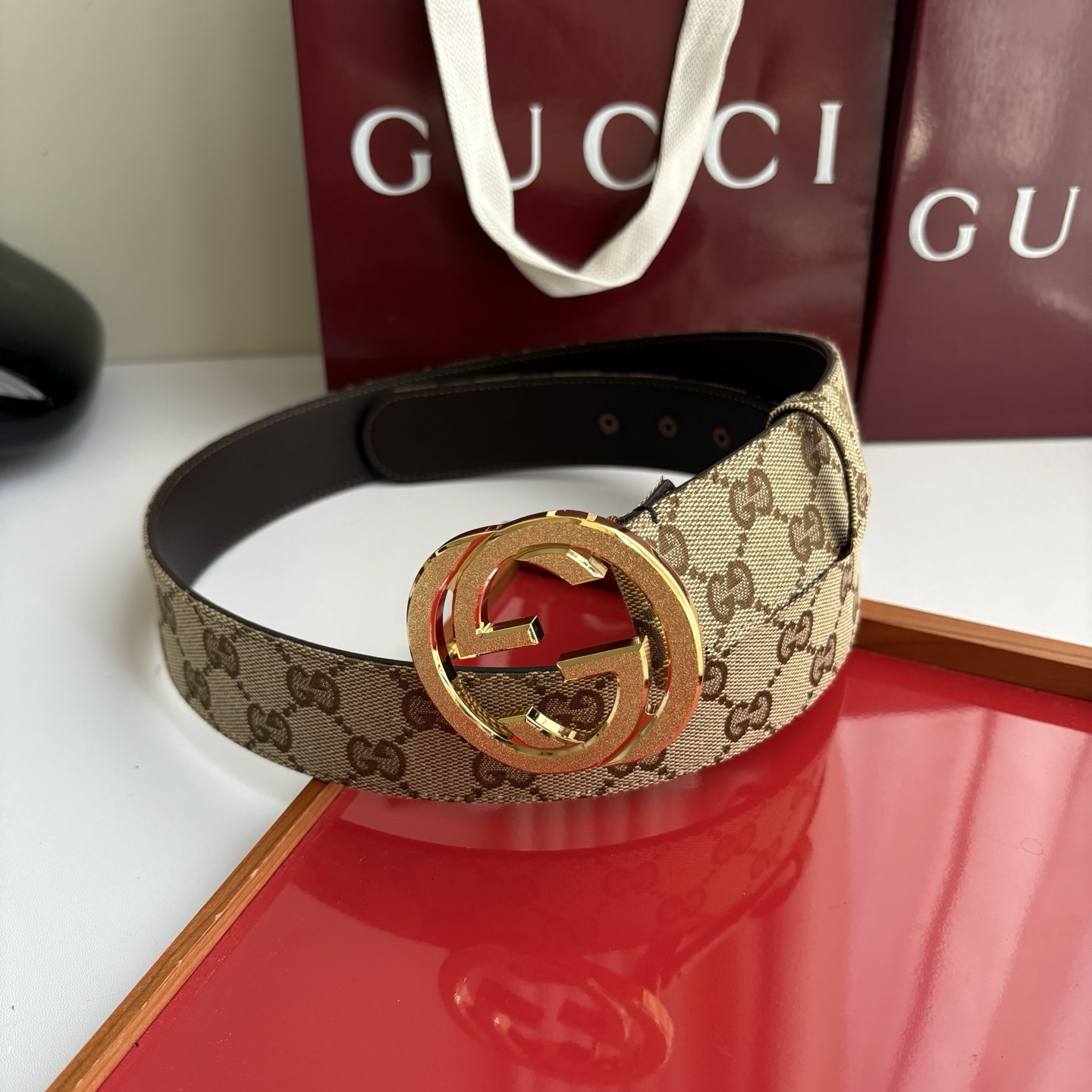 Cheap Gucci AAA Quality Belts in 221394, $55 USD- [IB221394] - Replica Gucci AAA Quality Belts