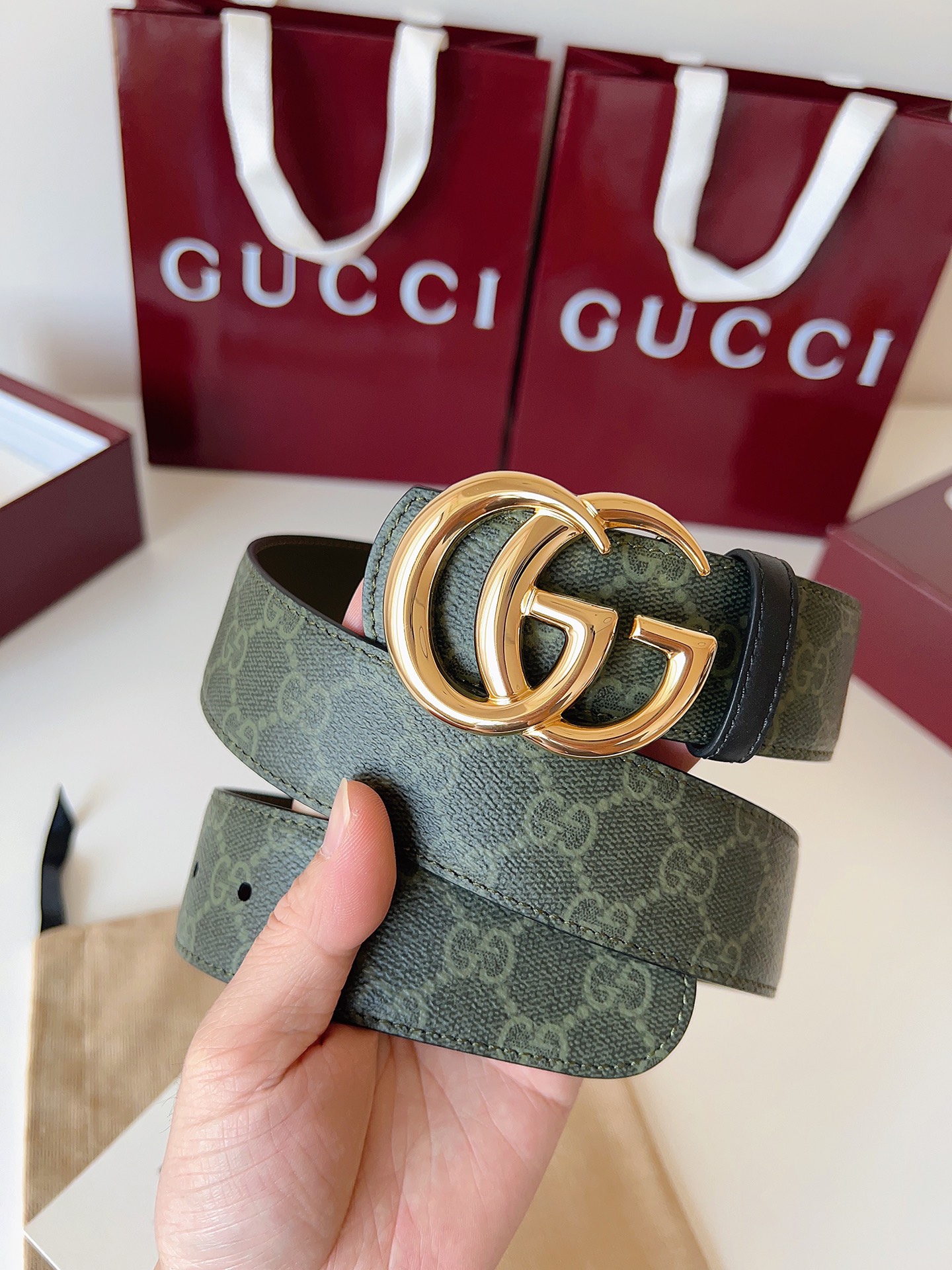 Cheap Gucci AAA Quality Belts in 221405, $55 USD- [IB221405] - Replica Gucci AAA Quality Belts