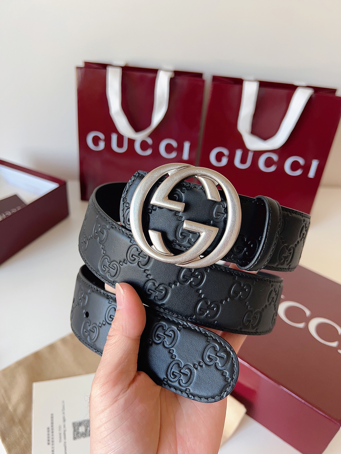Cheap Gucci AAA Quality Belts in 221410, $55 USD- [IB221410] - Replica Gucci AAA Quality Belts