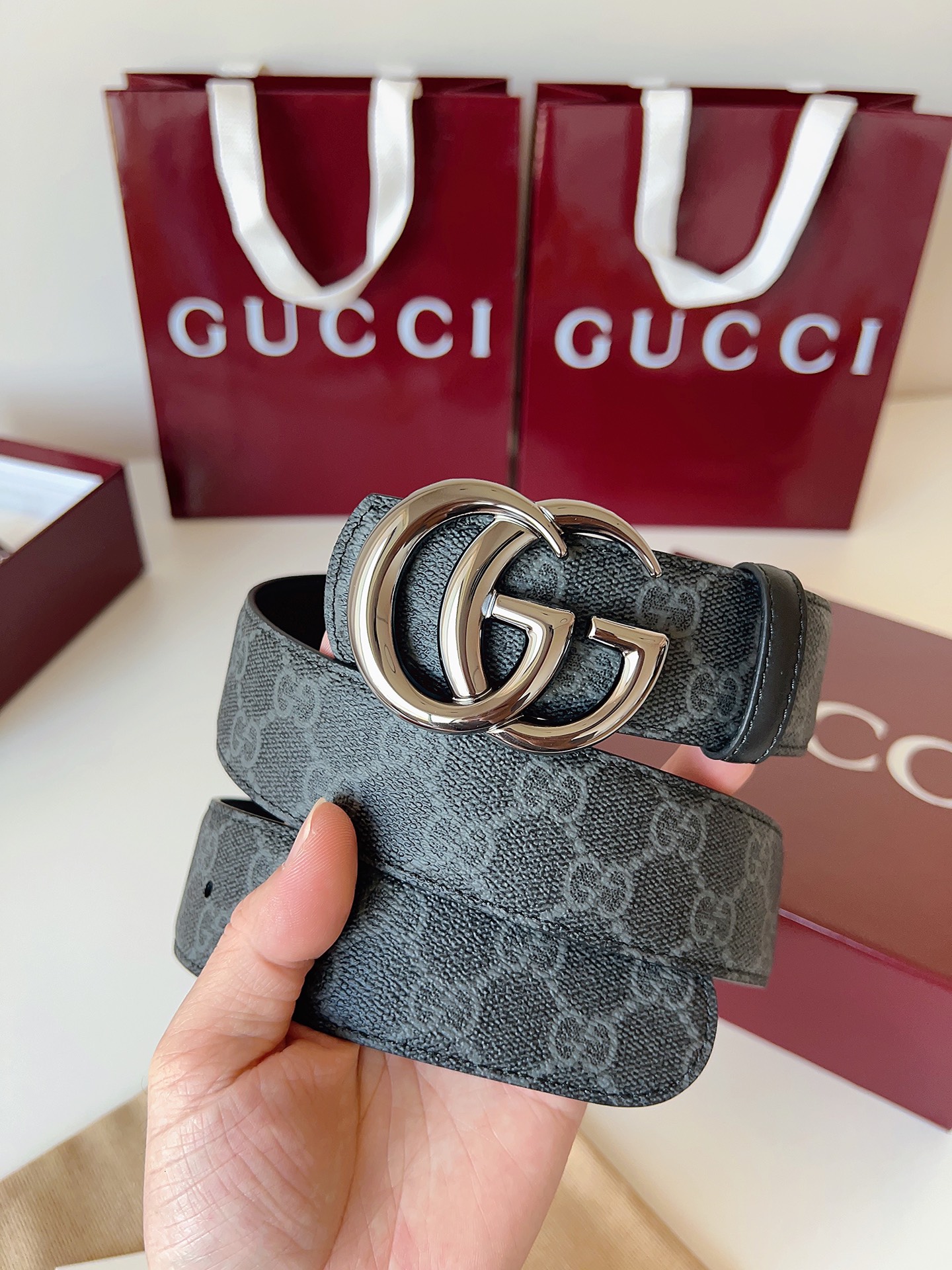 Cheap Gucci AAA Quality Belts in 221411, $55 USD- [IB221411] - Replica Gucci AAA Quality Belts