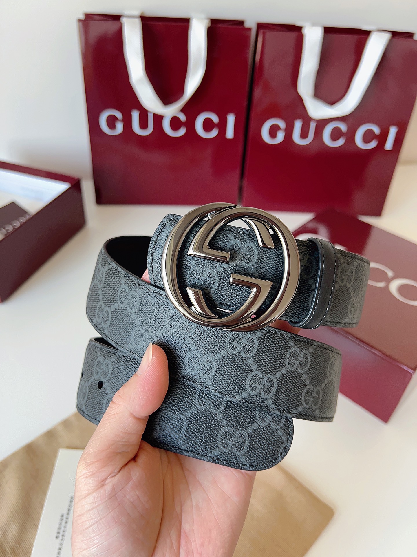 Cheap Gucci AAA Quality Belts in 221412, $55 USD- [IB221412] - Replica Gucci AAA Quality Belts