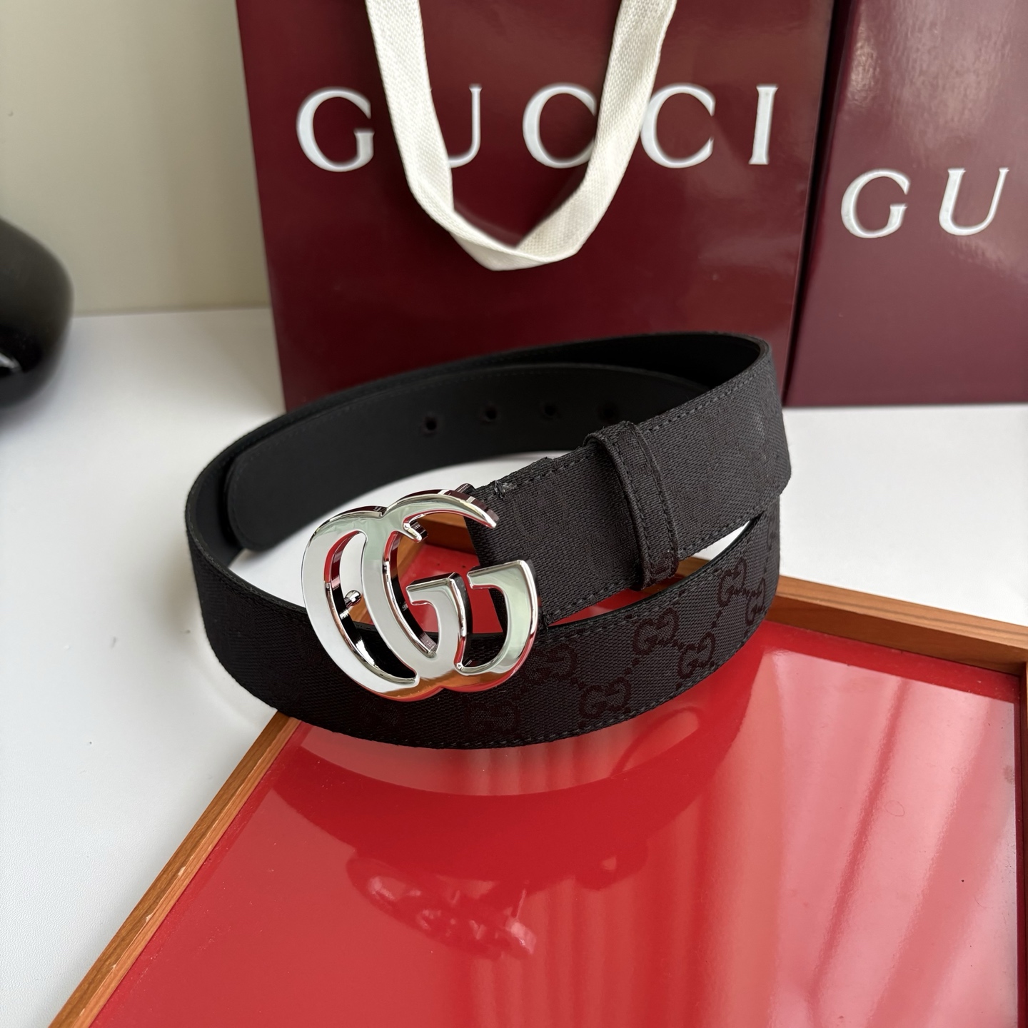 Cheap Gucci AAA Quality Belts in 221418, $55 USD- [IB221418] - Replica Gucci AAA Quality Belts