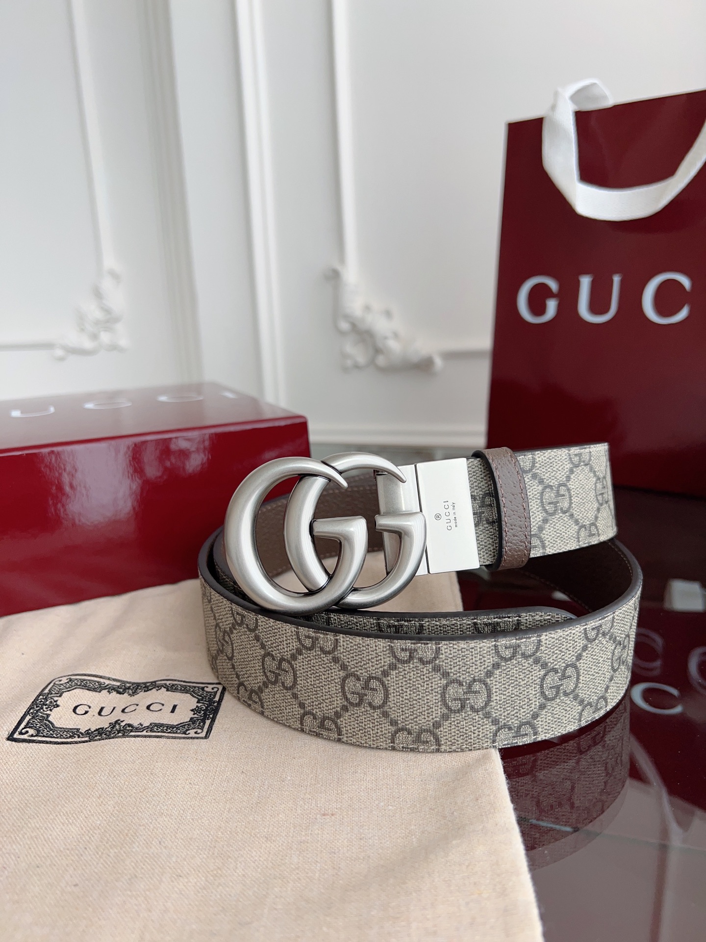 Cheap Gucci AAA Quality Belts in 221424, $55 USD- [IB221424] - Replica Gucci AAA Quality Belts