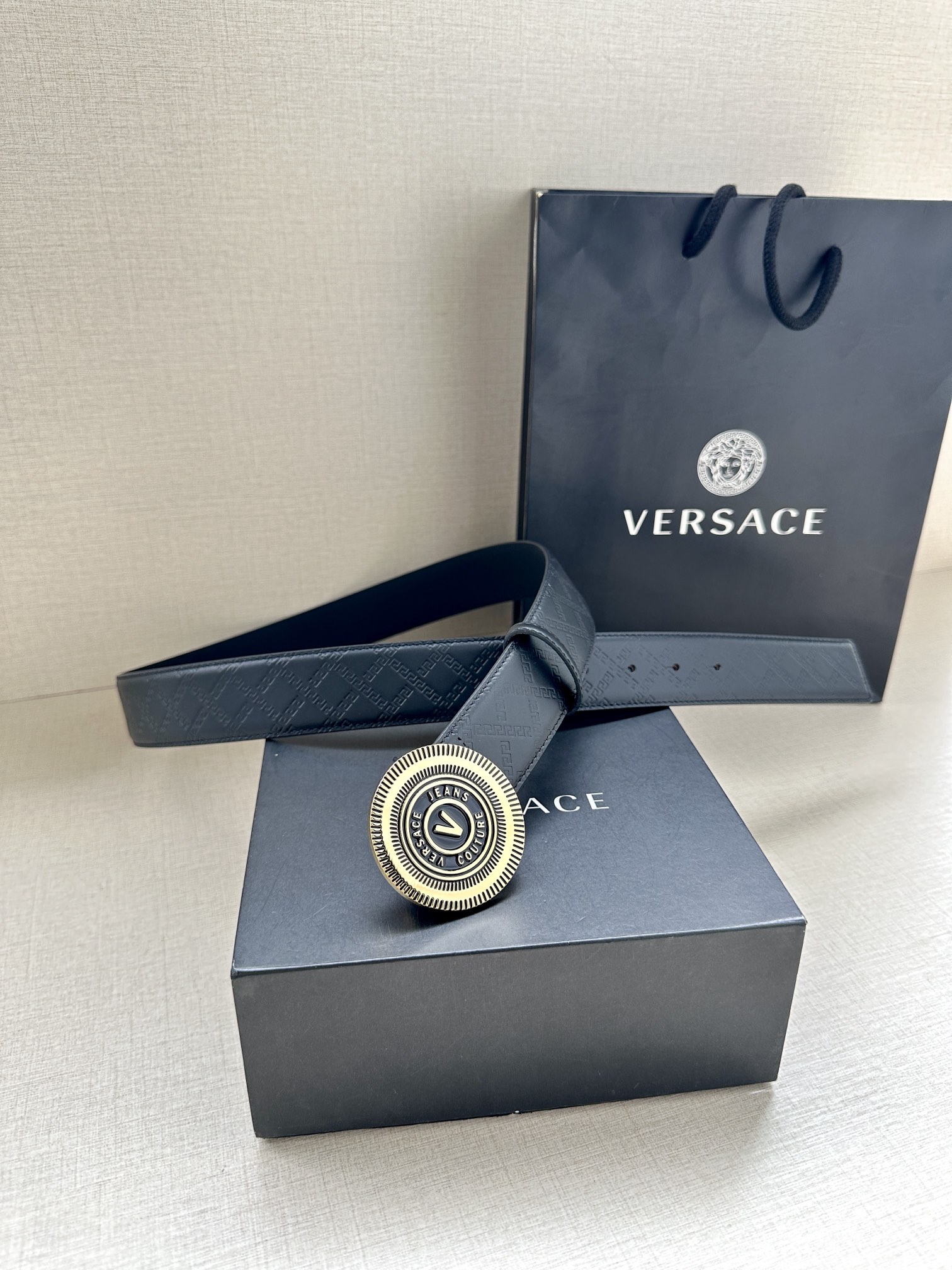 Cheap Versace AAA Quality  Belts in 221486, $55 USD- [IB221486] - Replica Versace AAA Quality  Belts