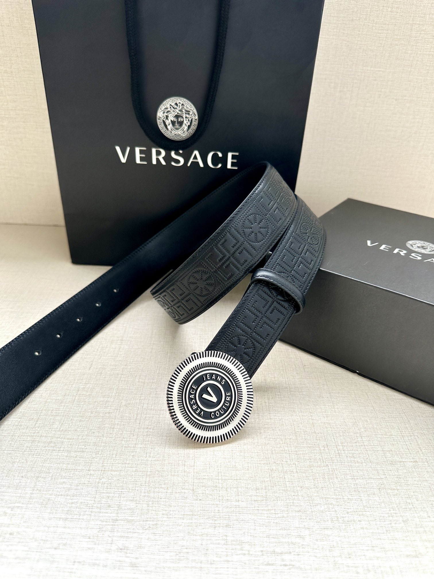 Cheap Versace AAA Quality  Belts in 221489, $55 USD- [IB221489] - Replica Versace AAA Quality  Belts