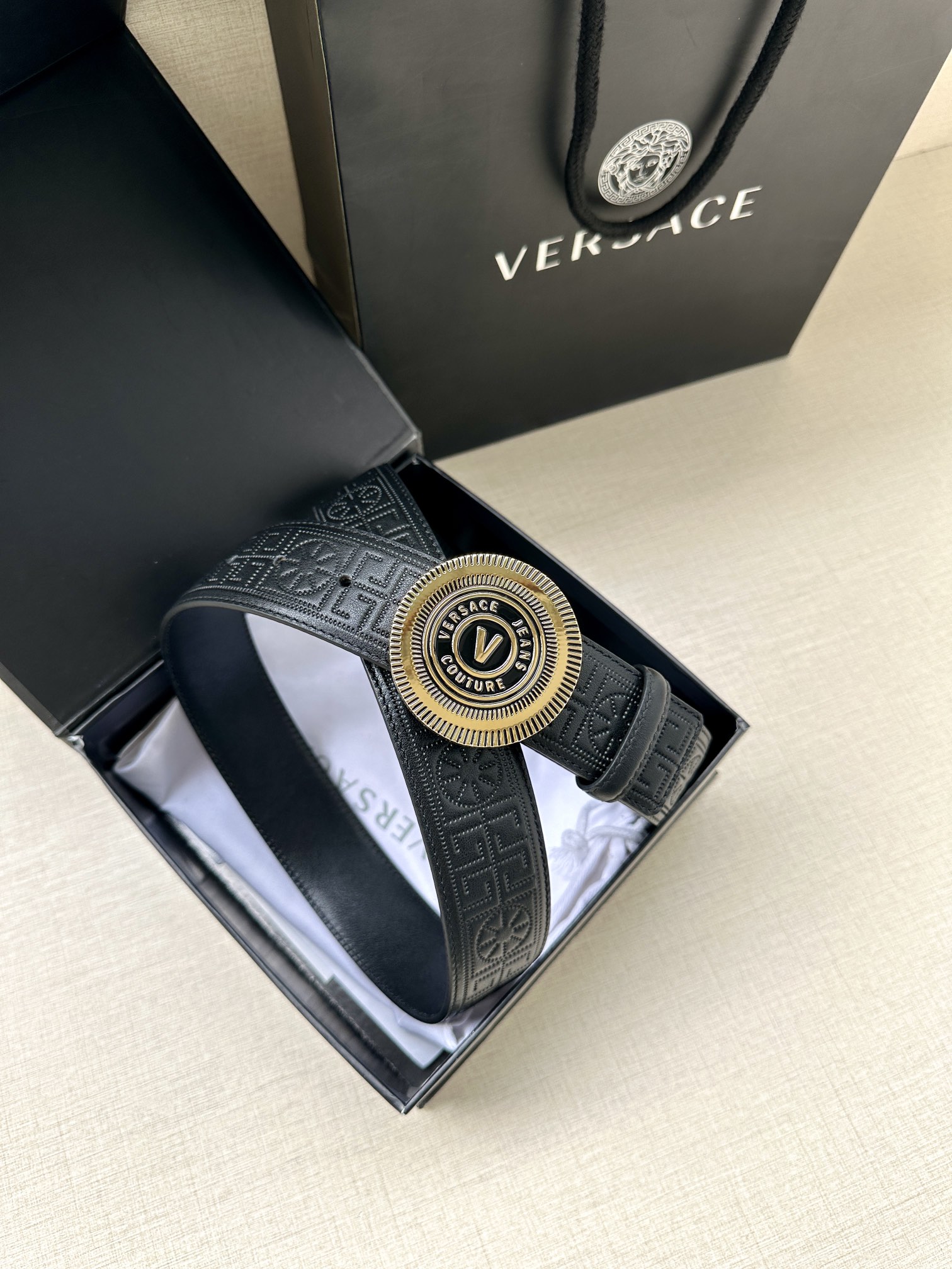 Cheap Versace AAA Quality  Belts in 221490, $55 USD- [IB221490] - Replica Versace AAA Quality  Belts