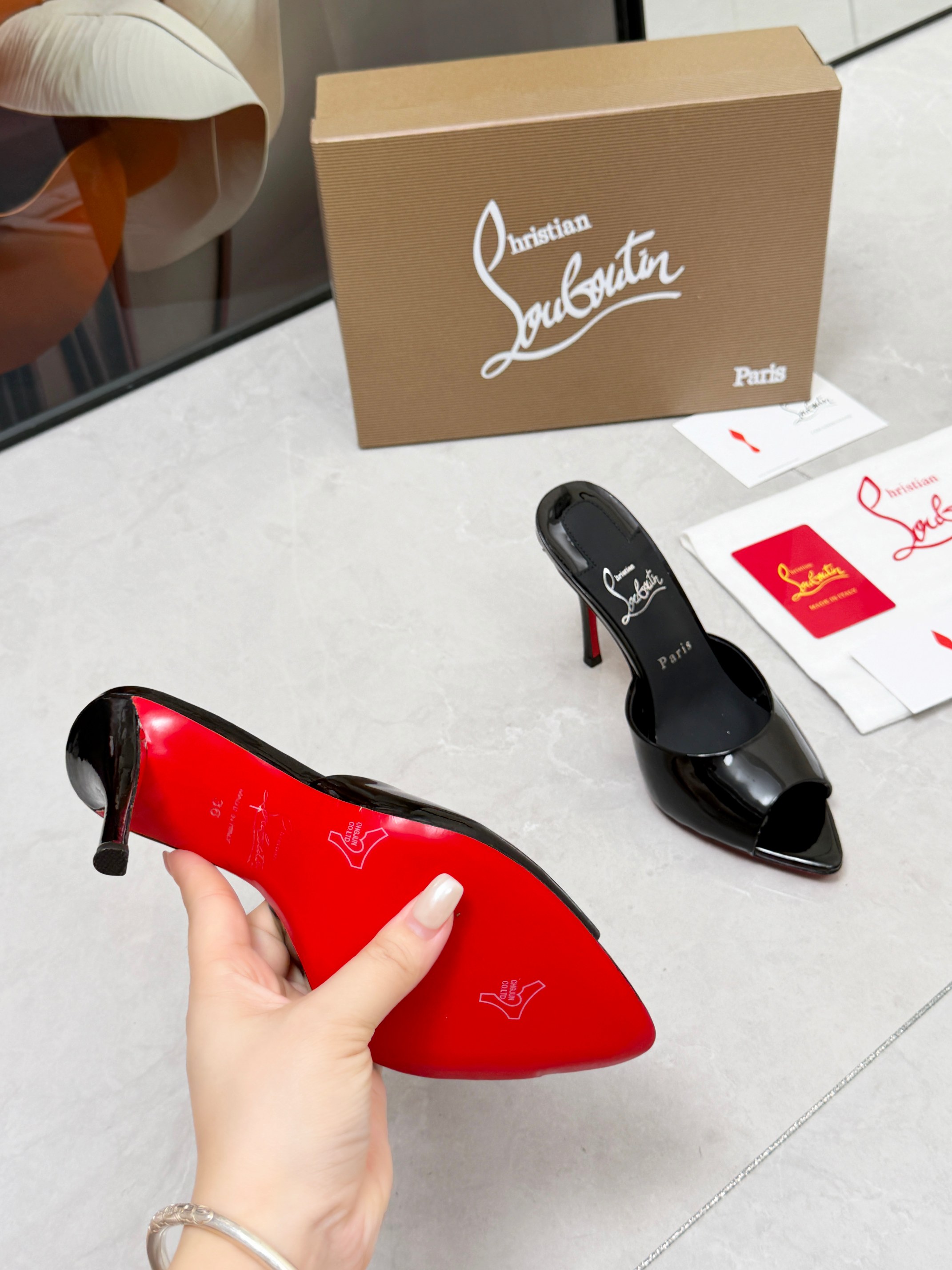 Cheap Christian Louboutin Pumps High Heels in 221520, $75 USD- [IB221520] - Replica Christian Louboutin Pumps High Heels