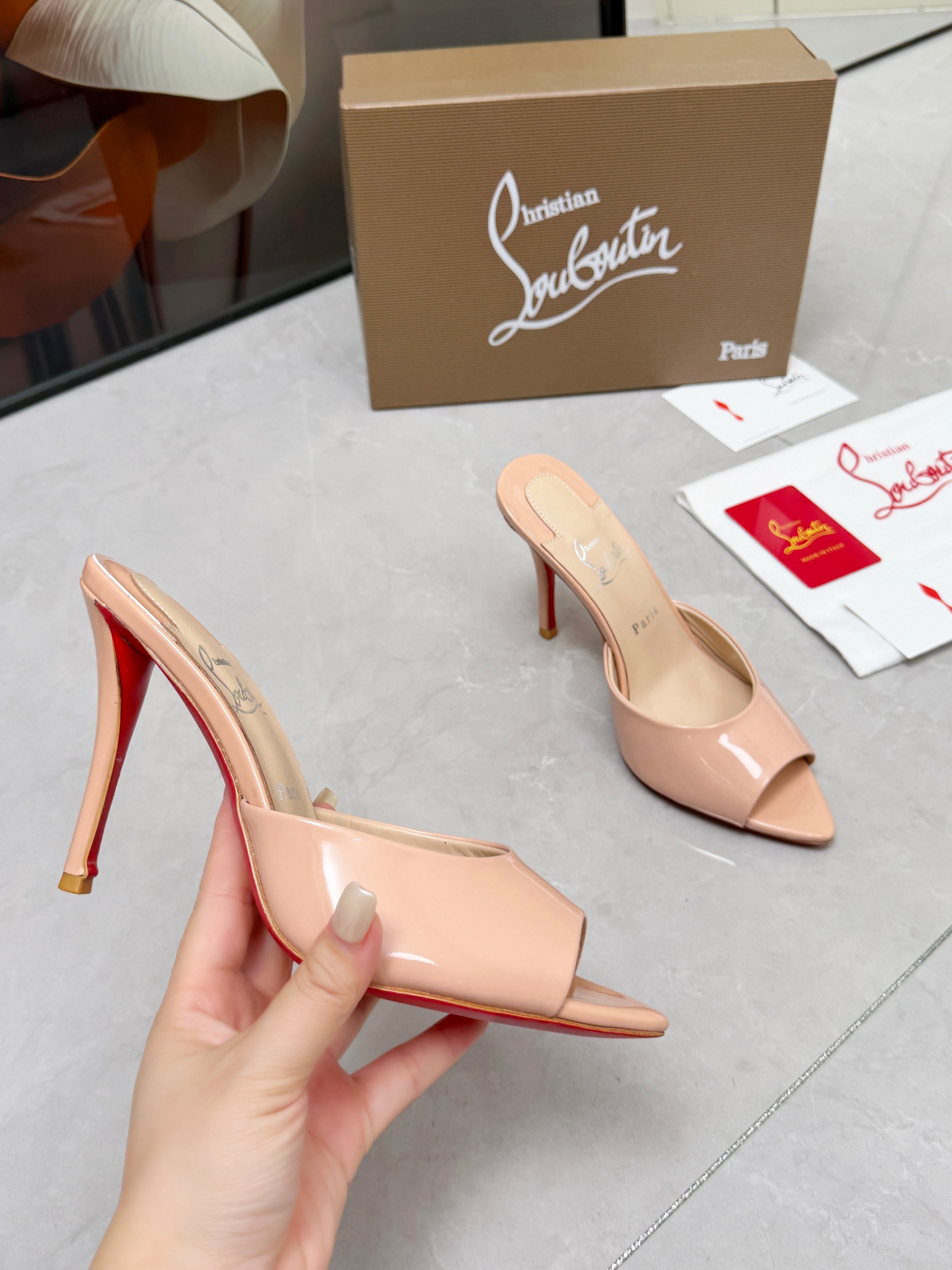 Cheap Christian Louboutin Pumps High Heels in 221521, $75 USD- [IB221521] - Replica Christian Louboutin Pumps High Heels