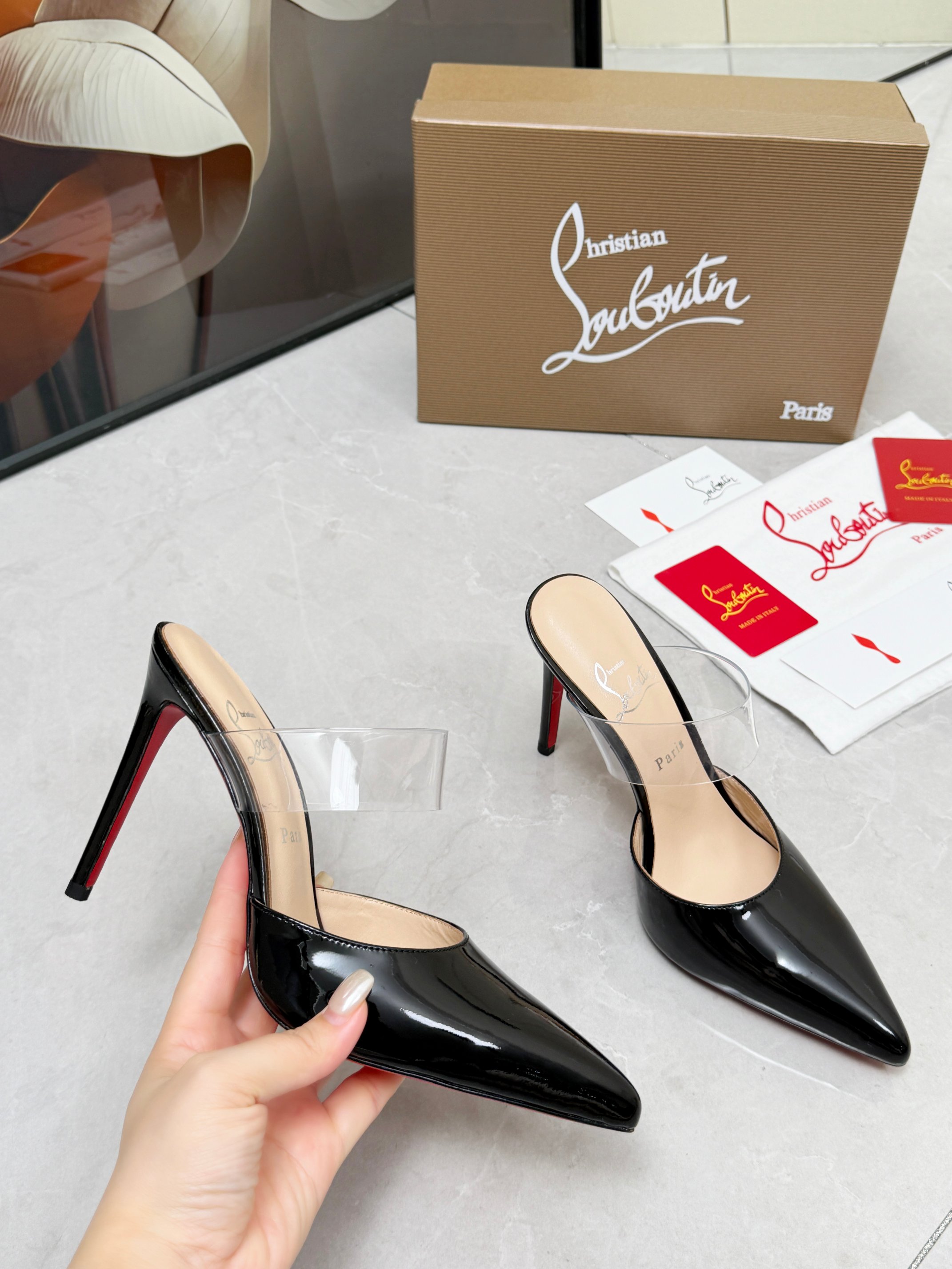 Cheap Christian Louboutin Pumps High Heels in 221524, $75 USD- [IB221524] - Replica Christian Louboutin Pumps High Heels