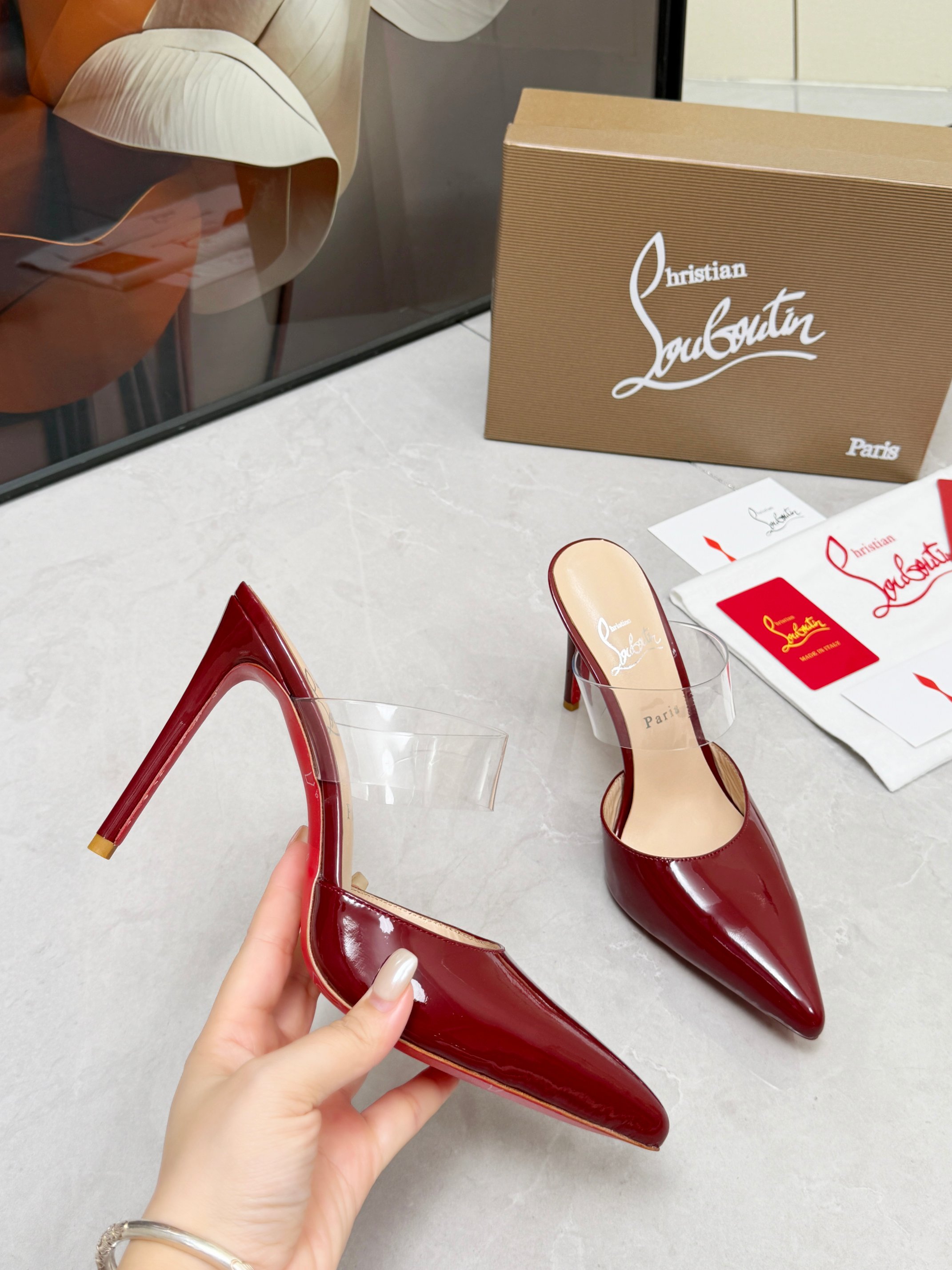 Cheap Christian Louboutin Pumps High Heels in 221527, $75 USD- [IB221527] - Replica Christian Louboutin Pumps High Heels