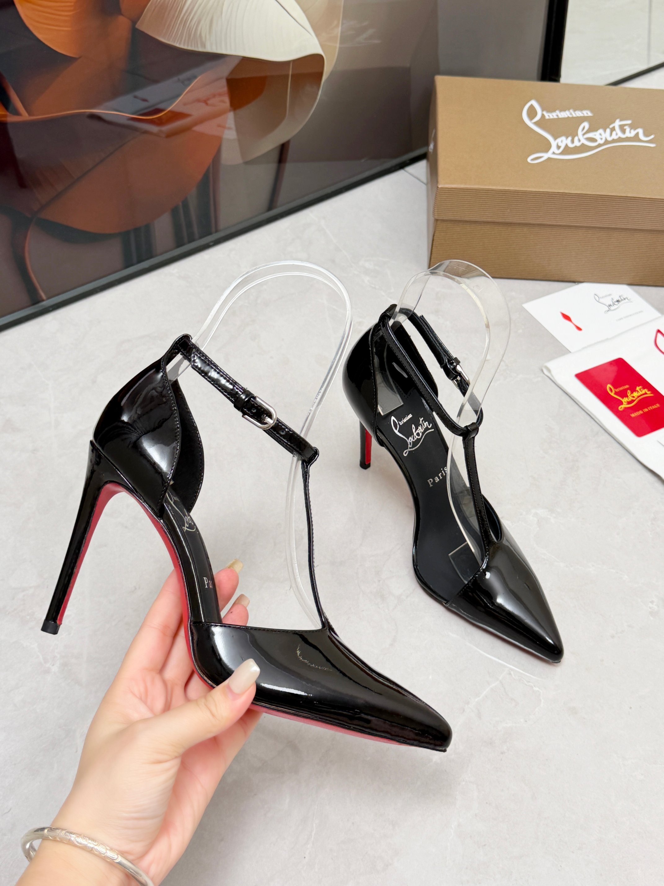 Cheap Christian Louboutin Pumps High Heels in 221528, $75 USD- [IB221528] - Replica Christian Louboutin Pumps High Heels