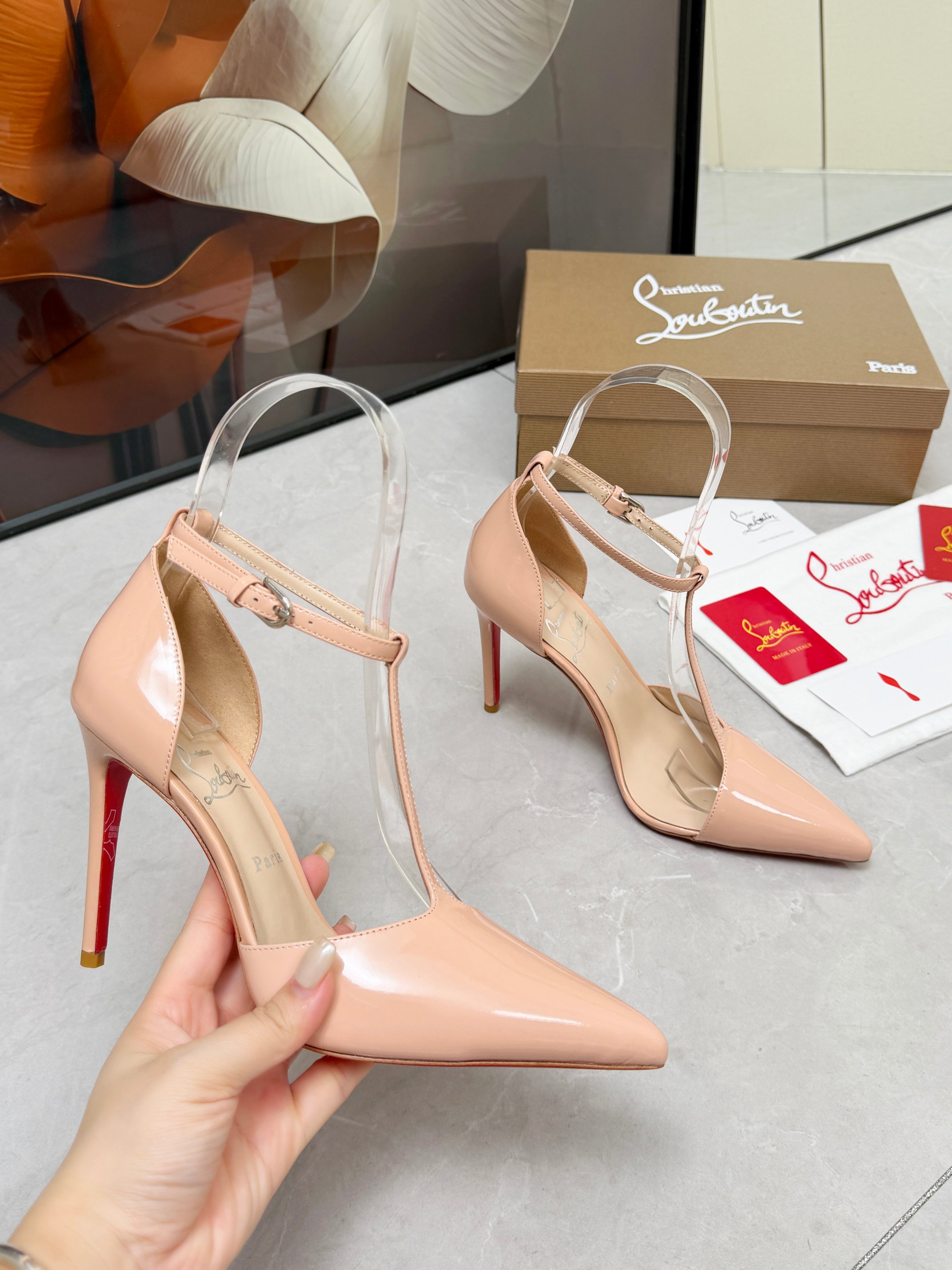 Cheap Christian Louboutin Pumps High Heels in 221529, $75 USD- [IB221529] - Replica Christian Louboutin Pumps High Heels
