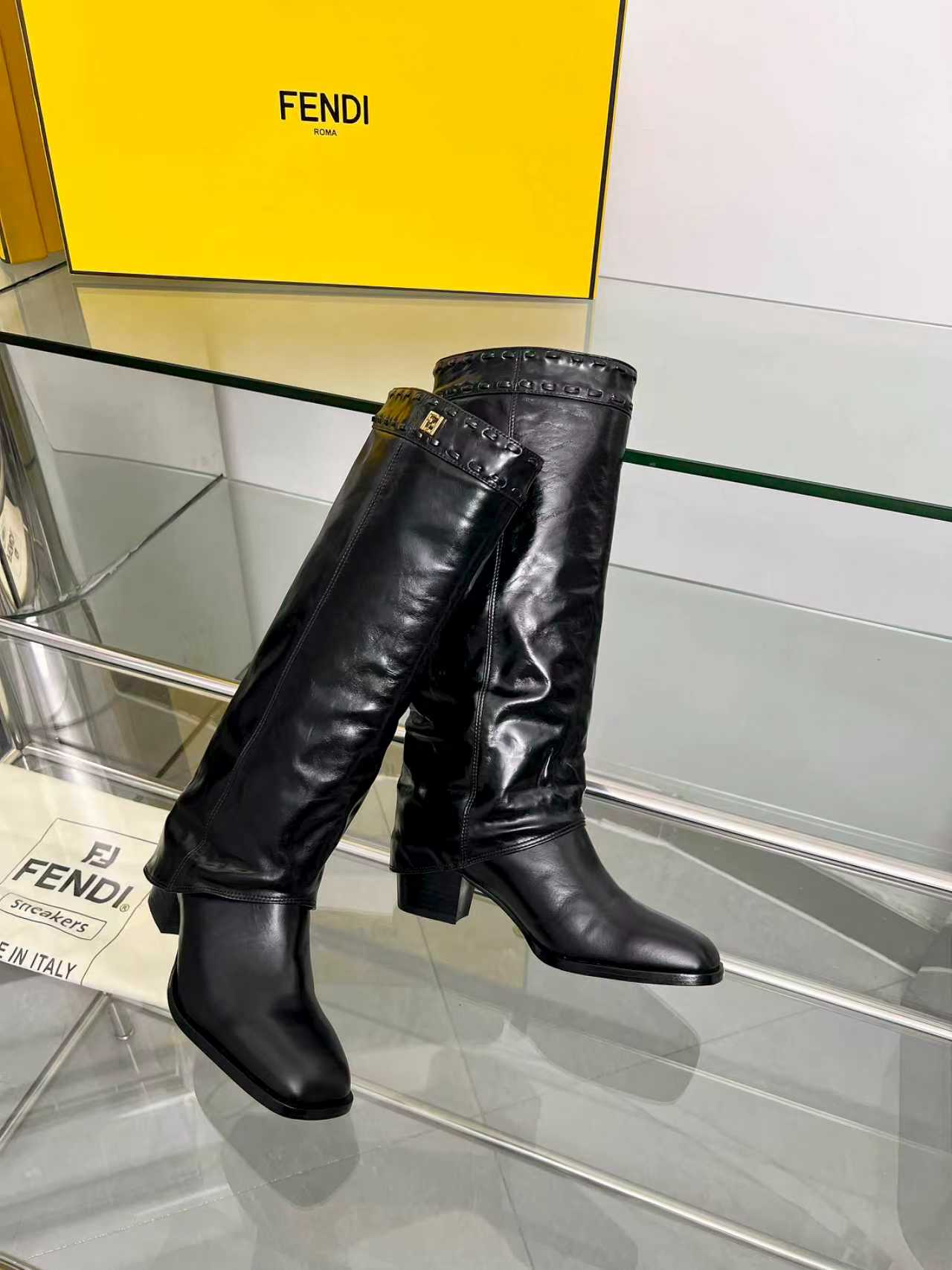Cheap Fendi Sneakers For Women in 221539, $125 USD- [IB221539] - Replica Fendi Sneakers For Women