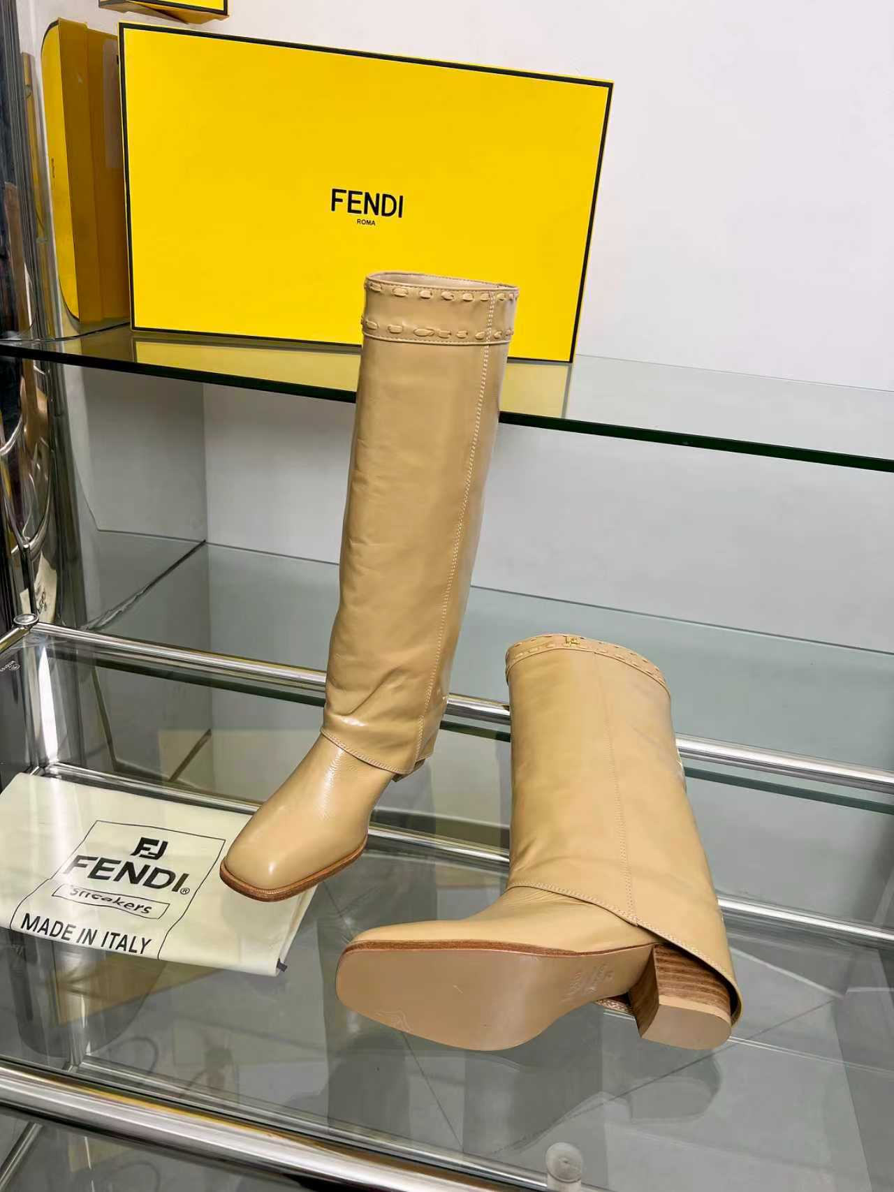 Cheap Fendi Sneakers For Women in 221540, $125 USD- [IB221540] - Replica Fendi Sneakers For Women