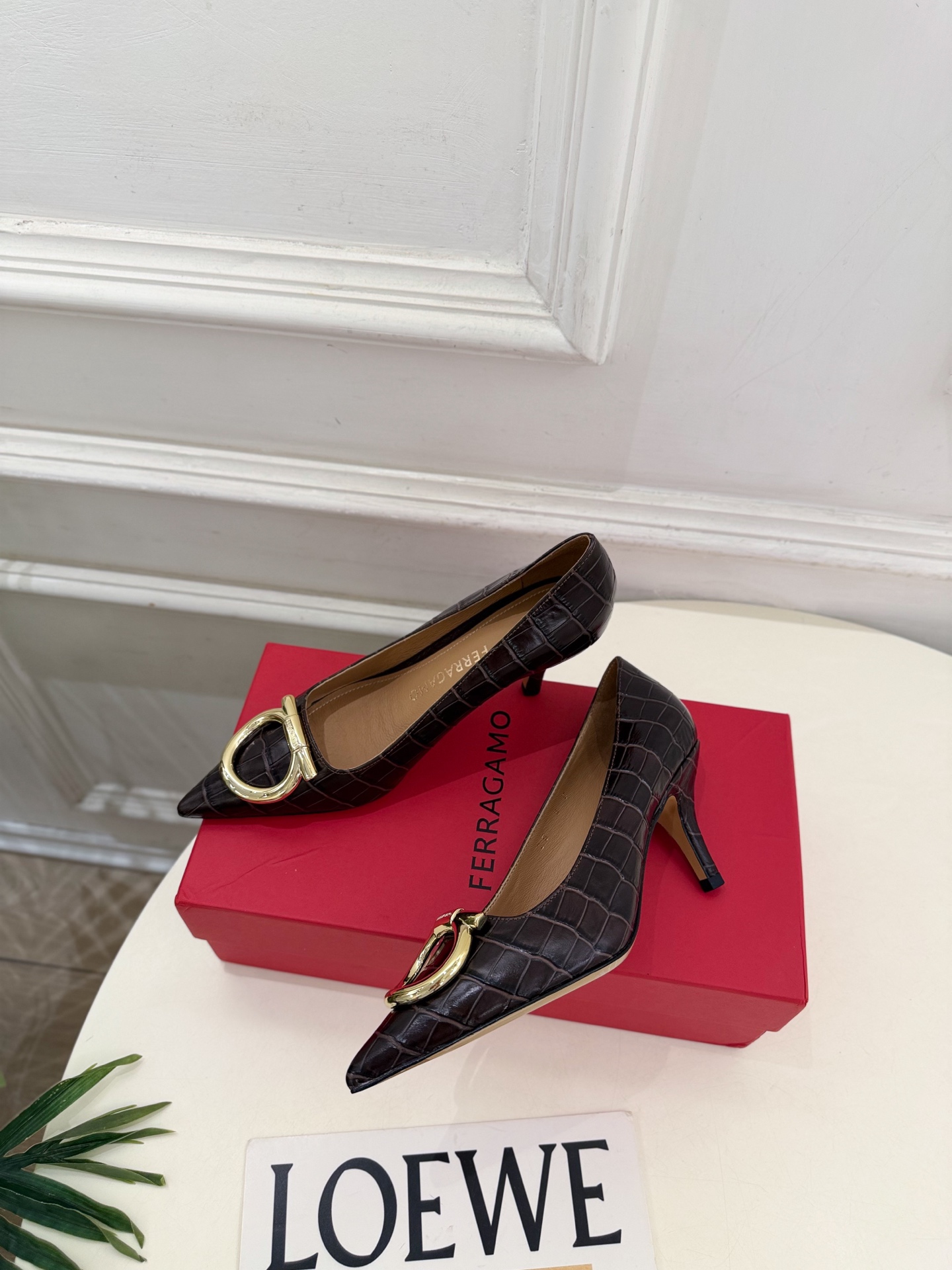 Cheap Ferragamo Loafers and Drivers For Women in 221550, $105 USD- [IB221550] - Replica Ferragamo Loafers and Drivers For Women