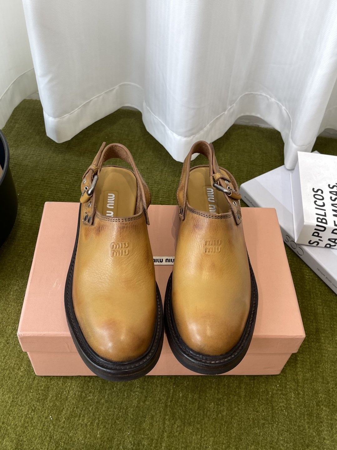 Cheap MiuMiu Sandals And Slippers For Women in 221588, $110 USD- [IB221588] - Replica MiuMiu Sandals And Slippers For Women