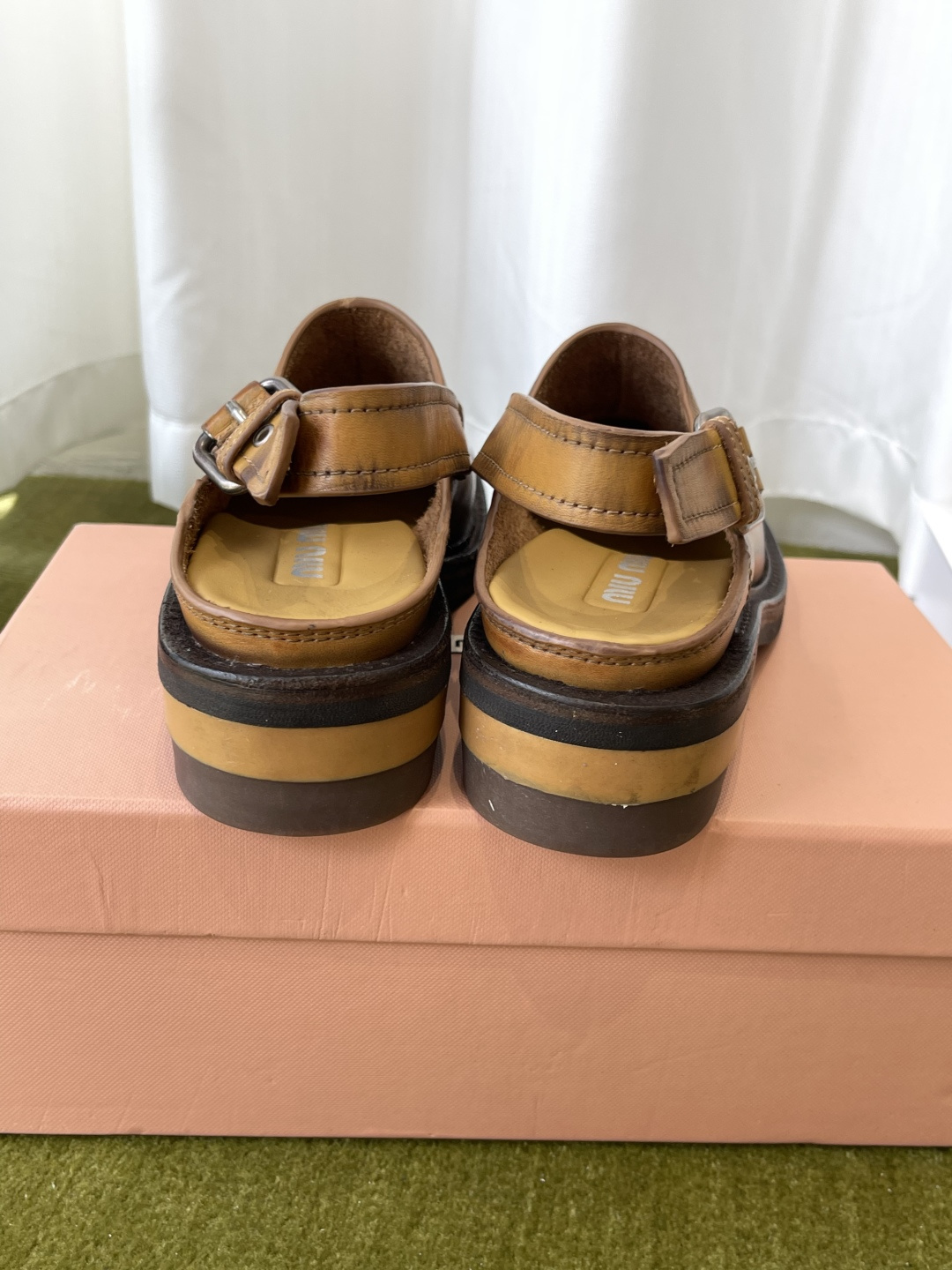 Cheap MiuMiu Sandals And Slippers For Women in 221588, $110 USD- [IB221588] - Replica MiuMiu Sandals And Slippers For Women