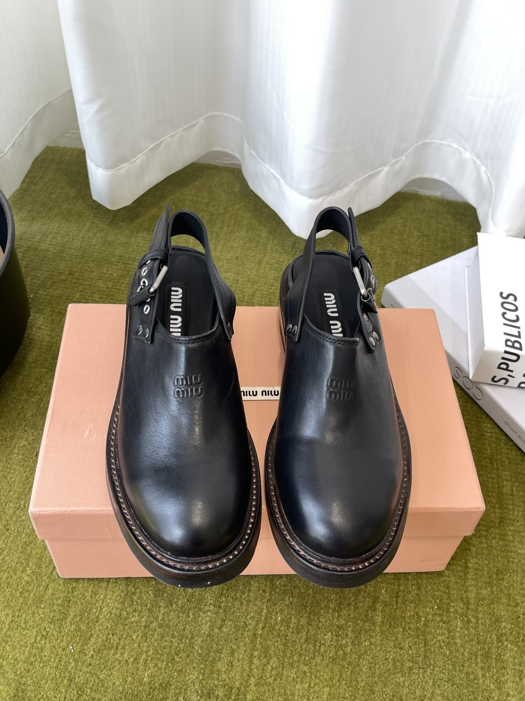 Cheap MiuMiu Sandals And Slippers For Women in 221589, $110 USD- [IB221589] - Replica MiuMiu Sandals And Slippers For Women