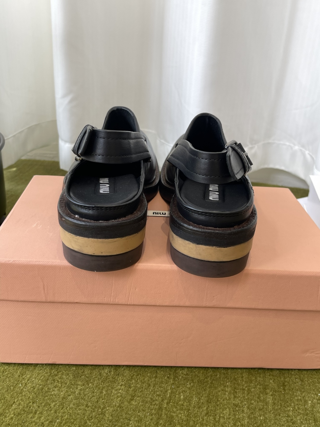 Cheap MiuMiu Sandals And Slippers For Women in 221589, $110 USD- [IB221589] - Replica MiuMiu Sandals And Slippers For Women
