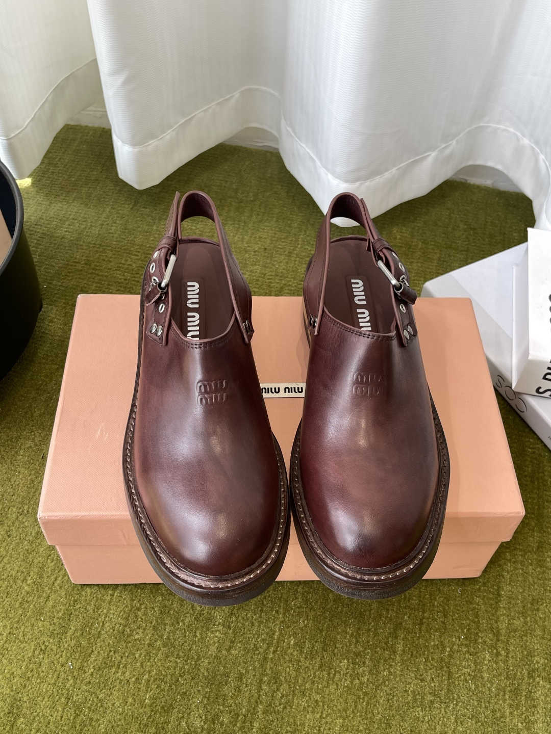 Cheap MiuMiu Sandals And Slippers For Women in 221590, $110 USD- [IB221590] - Replica MiuMiu Sandals And Slippers For Women