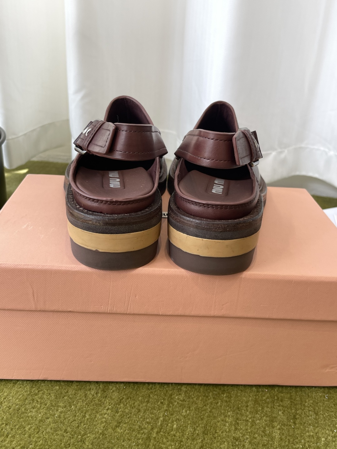 Cheap MiuMiu Sandals And Slippers For Women in 221590, $110 USD- [IB221590] - Replica MiuMiu Sandals And Slippers For Women