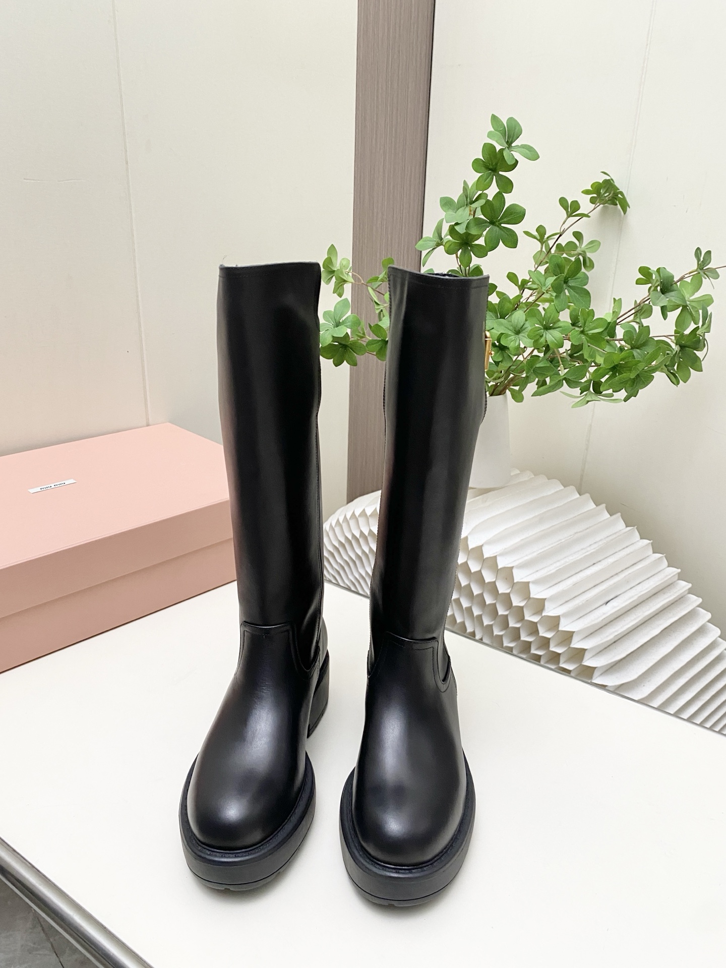 Cheap MiuMiu Boots For Women in 221591, $125 USD- [IB221591] - Replica MiuMiu Boots For Women