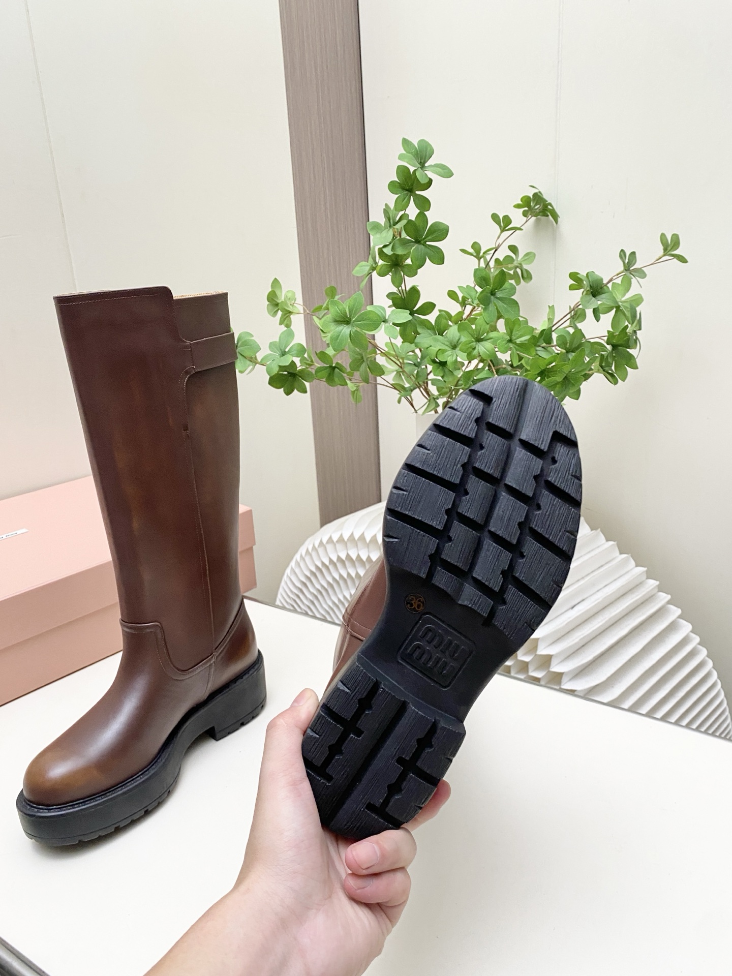Cheap MiuMiu Boots For Women in 221592, $125 USD- [IB221592] - Replica MiuMiu Boots For Women