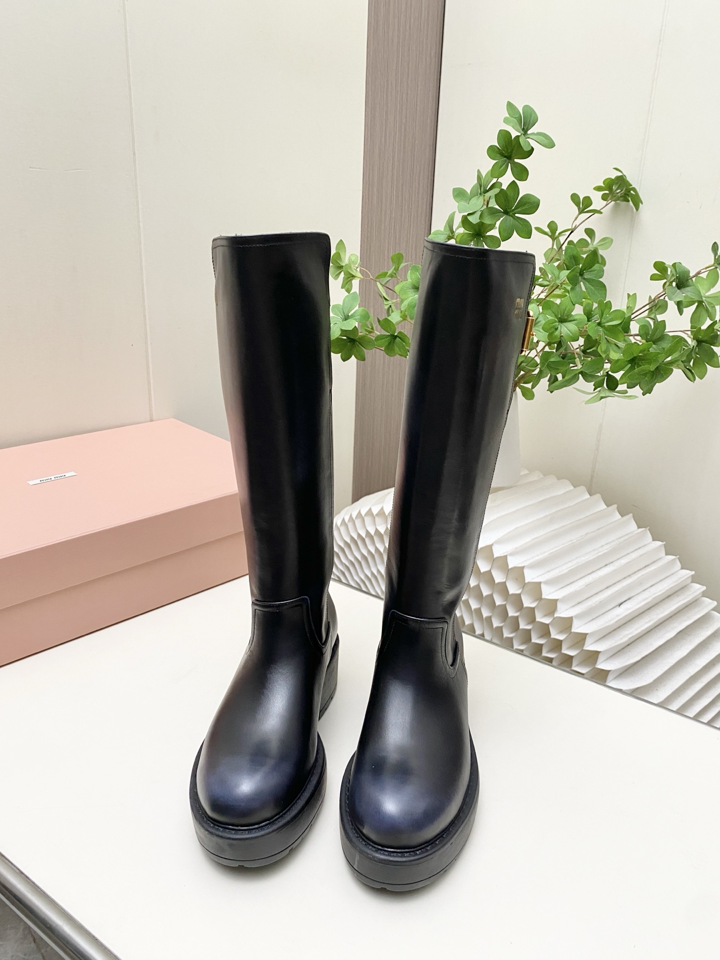 Cheap MiuMiu Boots For Women in 221593, $125 USD- [IB221593] - Replica MiuMiu Boots For Women