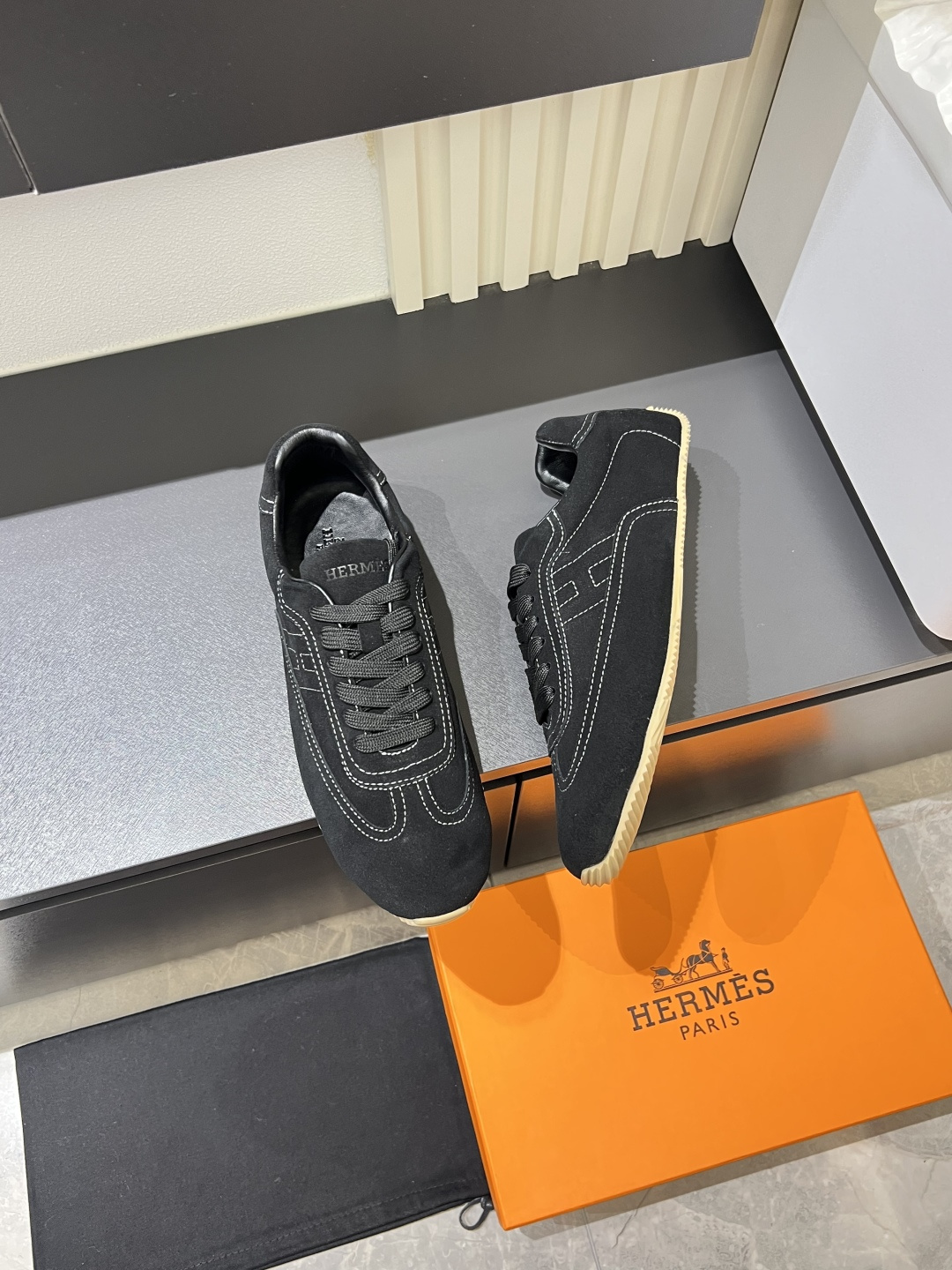 Cheap Hermes Sneakers For Men in 221791, $80 USD- [IB221791] - Replica Hermes Sneakers For Men