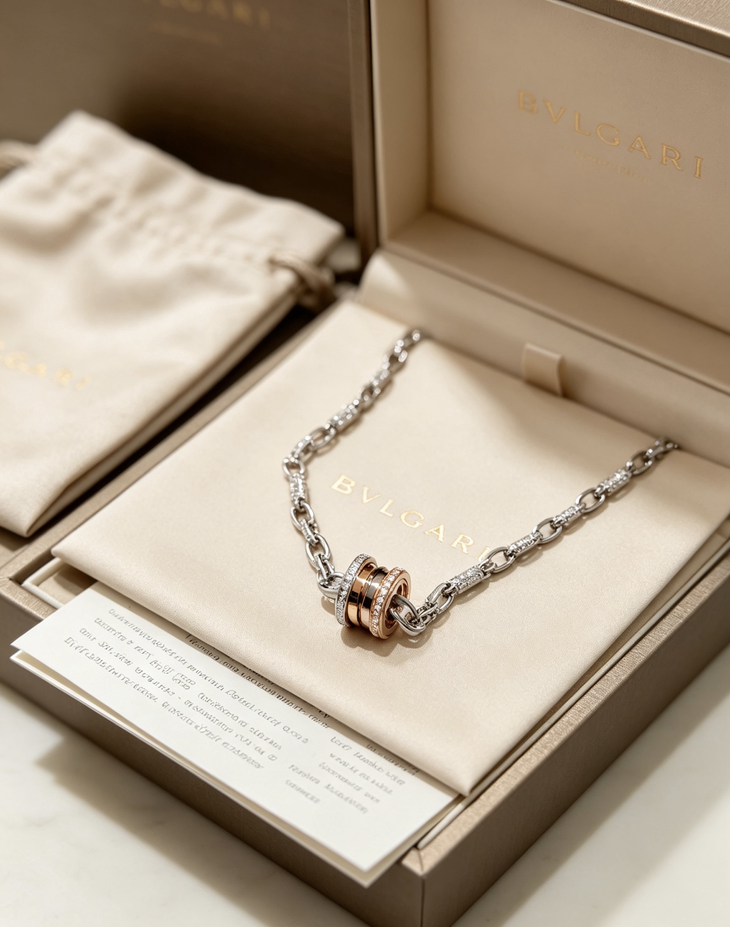 Cheap Bvlgari Necklace in 221840, $30 USD- [IB221840] - Replica Bvlgari Necklace