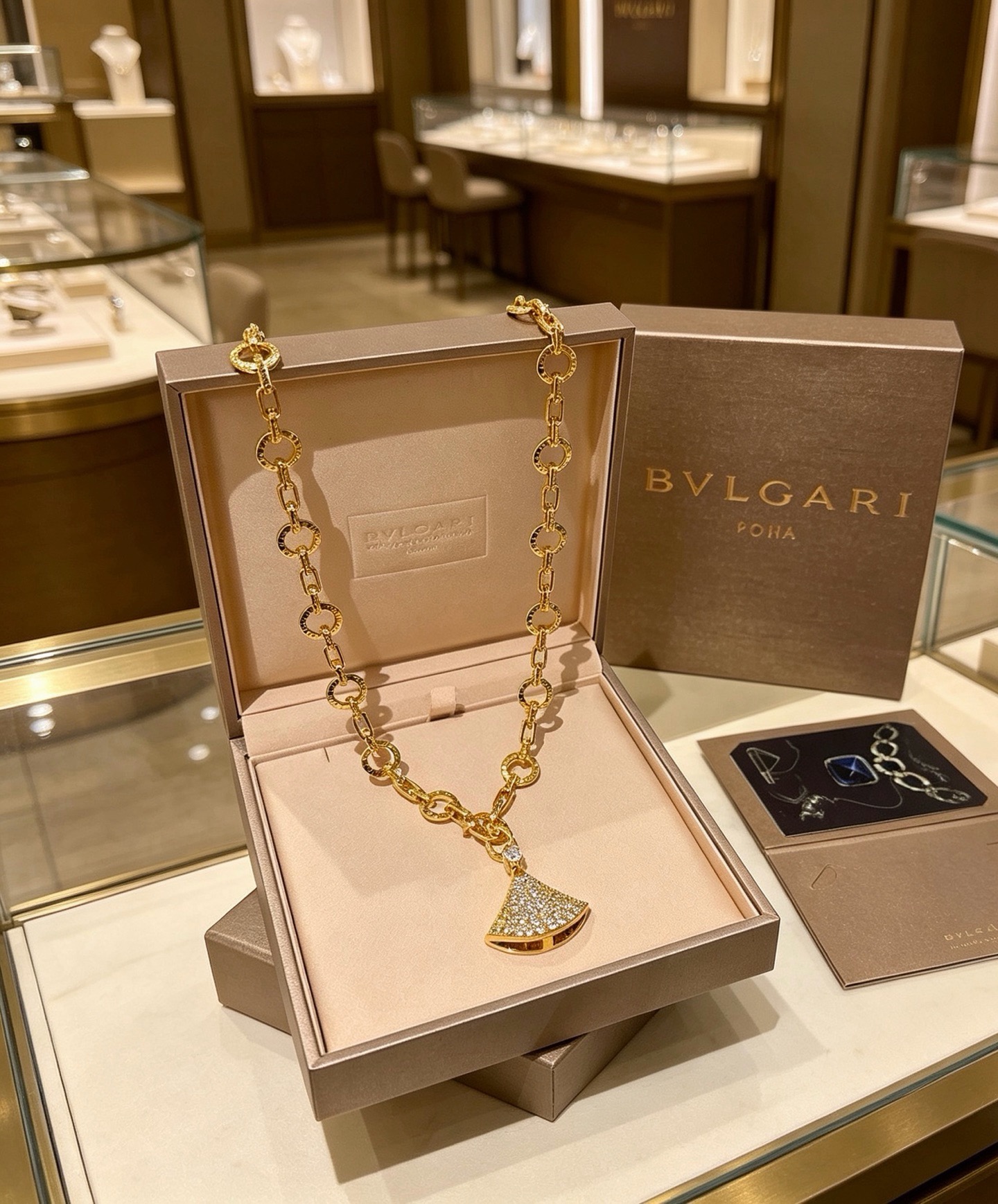 Cheap Bvlgari Necklace in 221842, $30 USD- [IB221842] - Replica Bvlgari Necklace