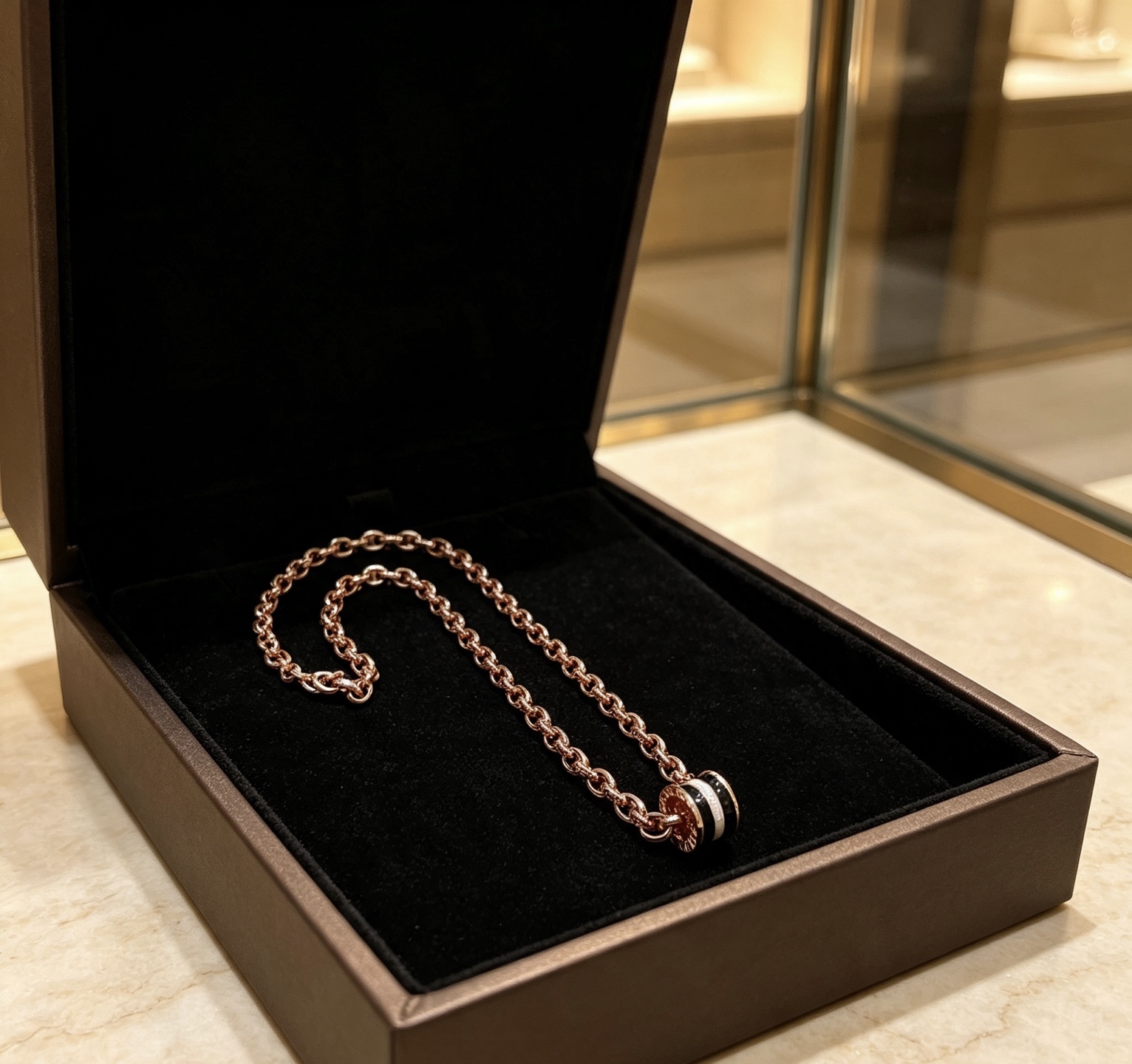 Cheap Bvlgari Necklace in 221854, $30 USD- [IB221854] - Replica Bvlgari Necklace
