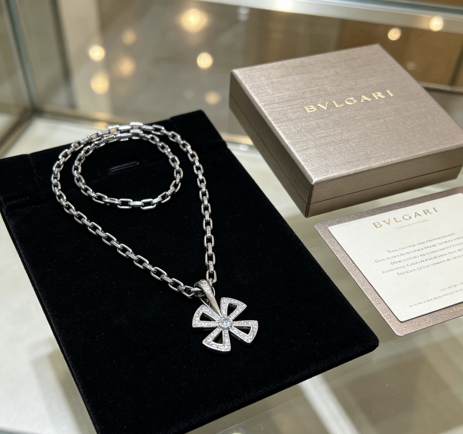 Cheap Bvlgari Necklace in 221861, $30 USD- [IB221861] - Replica Bvlgari Necklace