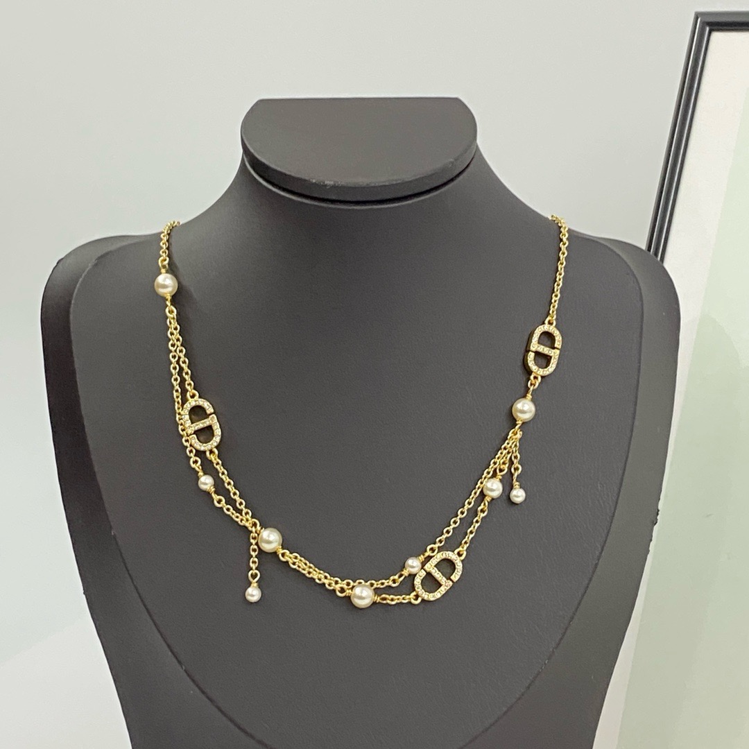 Cheap Dior Necklace in 221896, $45 USD- [IB221896] - Replica Dior Necklace