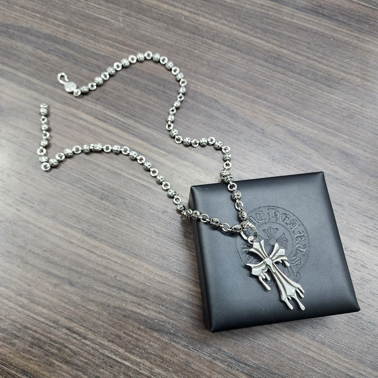 Cheap Chrome hearts Necklaces in 221915, $40 USD- [IB221915] - Replica Chrome hearts Necklaces